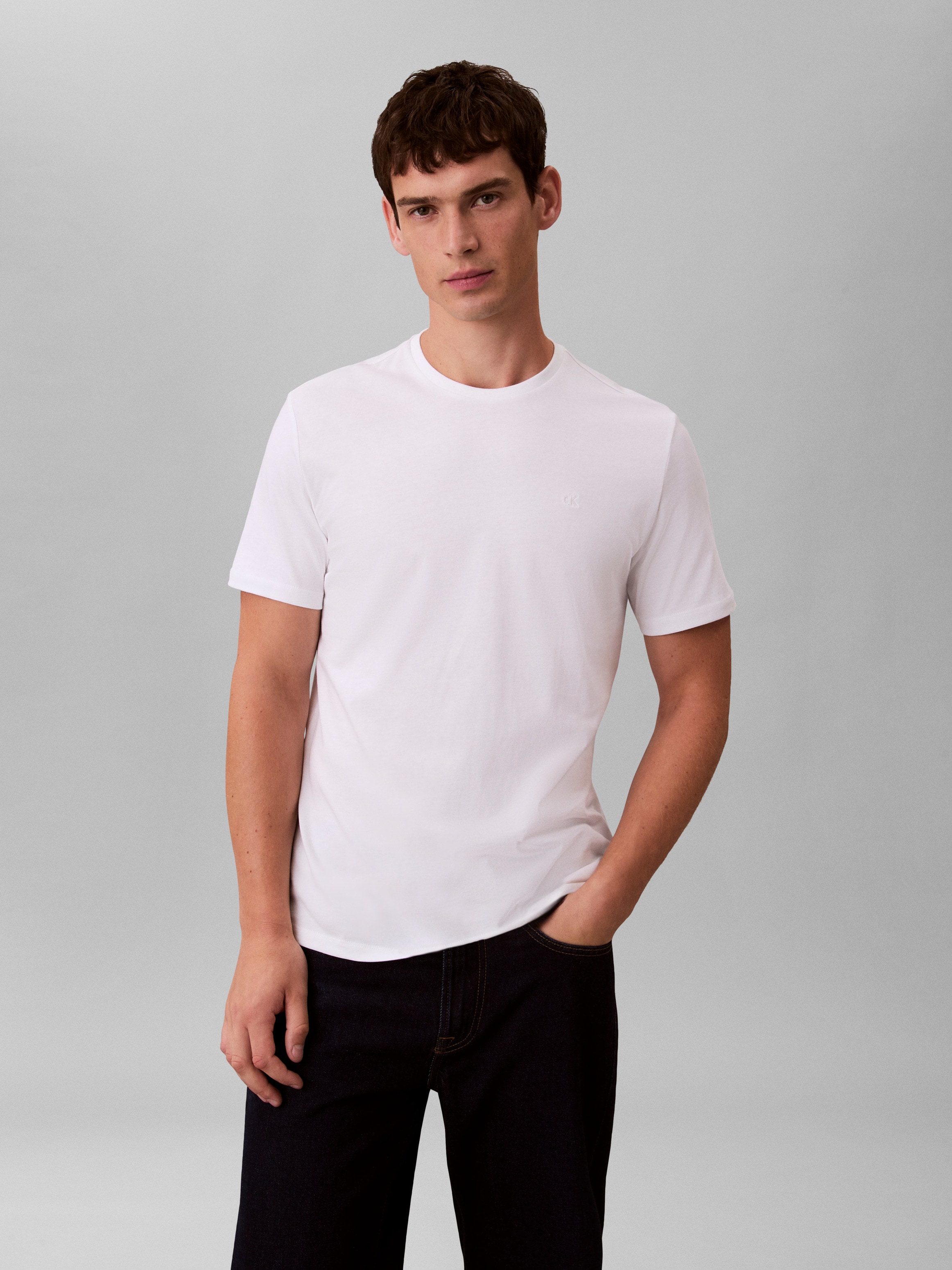 Calvin Klein Jeans T-Shirt "CLASSIC MONOGRAM" regular fit, Rundhalsausschni günstig online kaufen