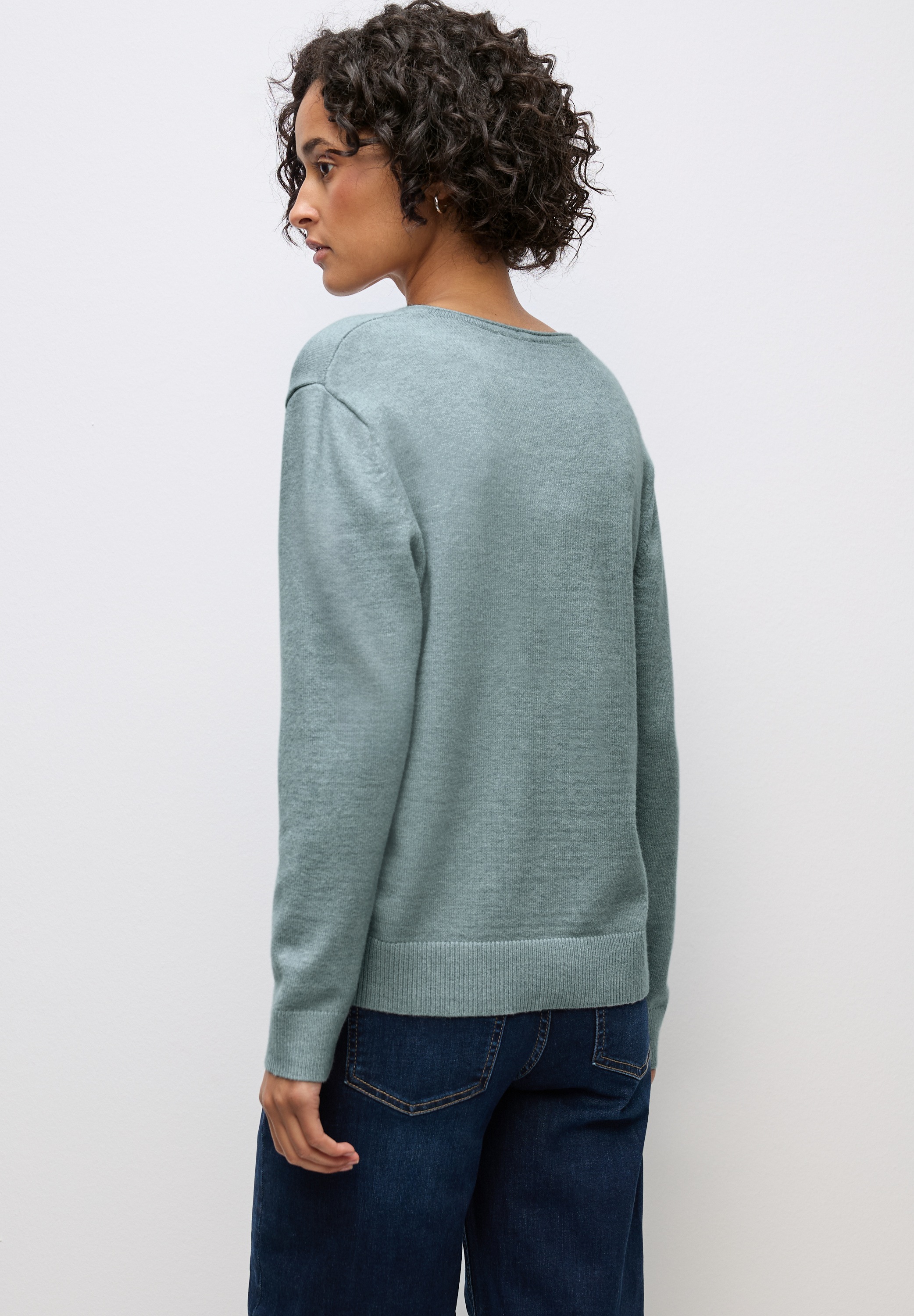 STREET ONE Strickpullover, in Unifarbe