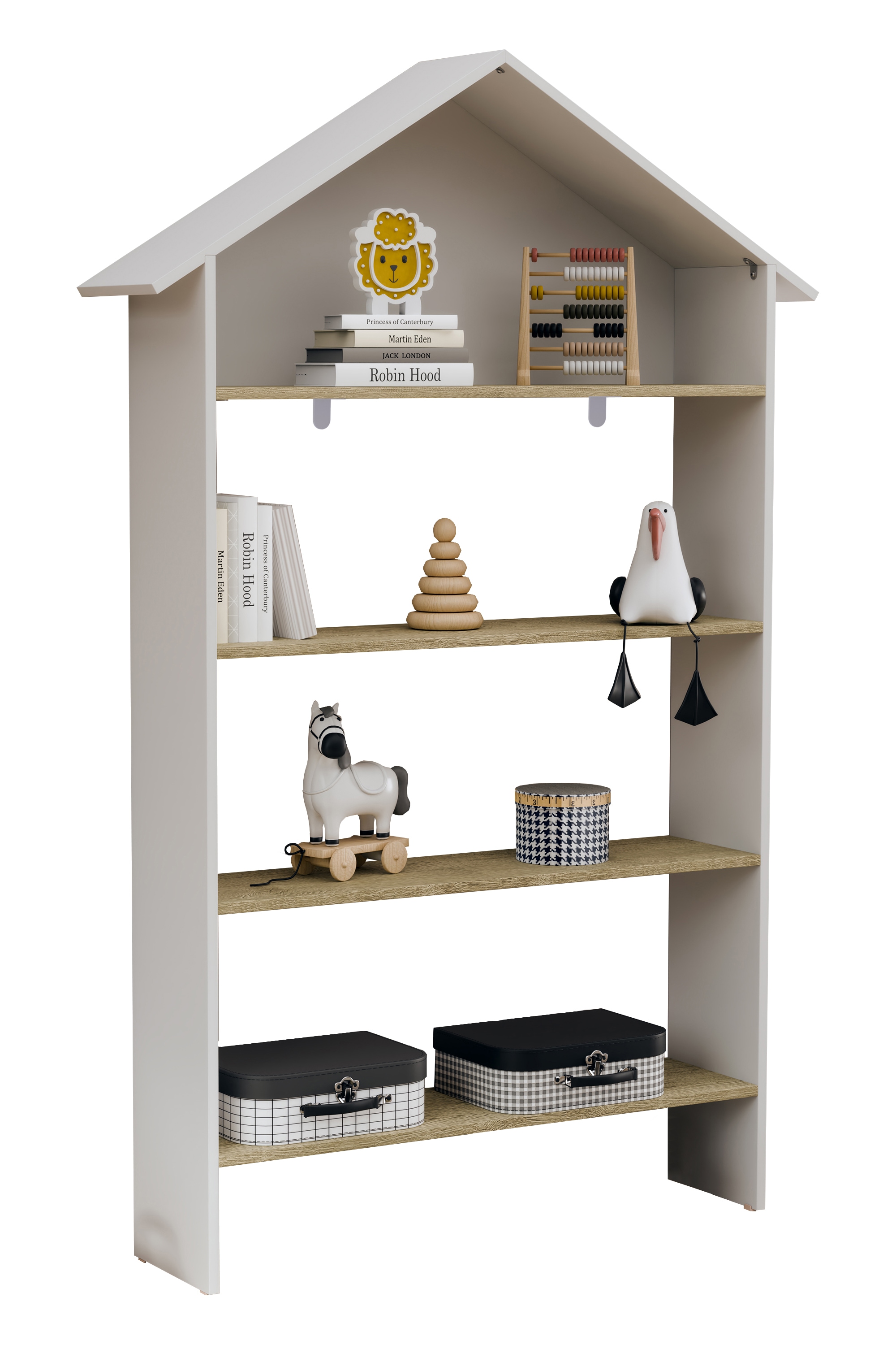VCM Standregal "Holz Kinderregal Bücherregal Kinder Regal Malusa" günstig online kaufen
