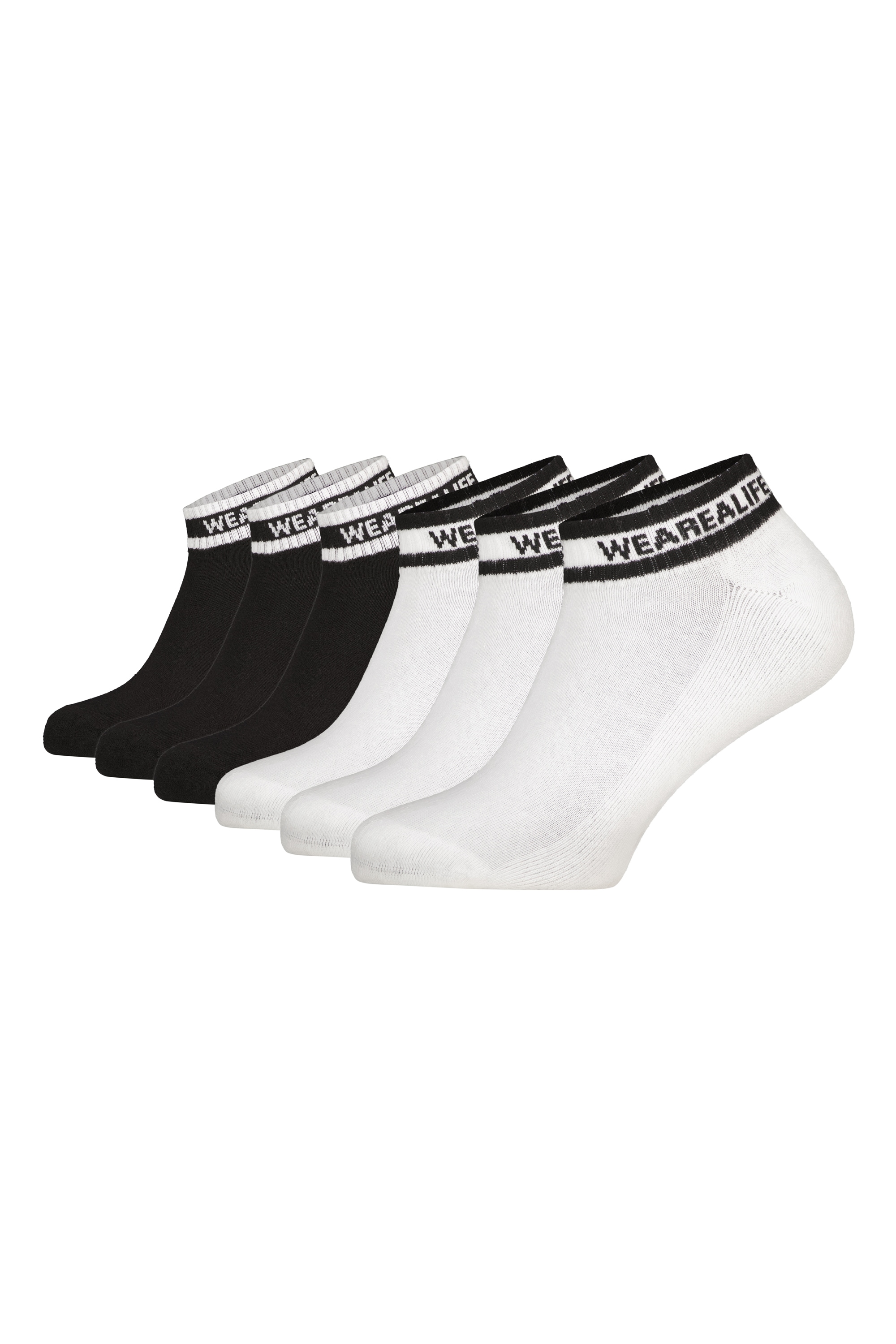 Alife & Kickin Sneakersocken kurze sportliche Socken mit Steifen, aus Baumwolle mit weichem Bund