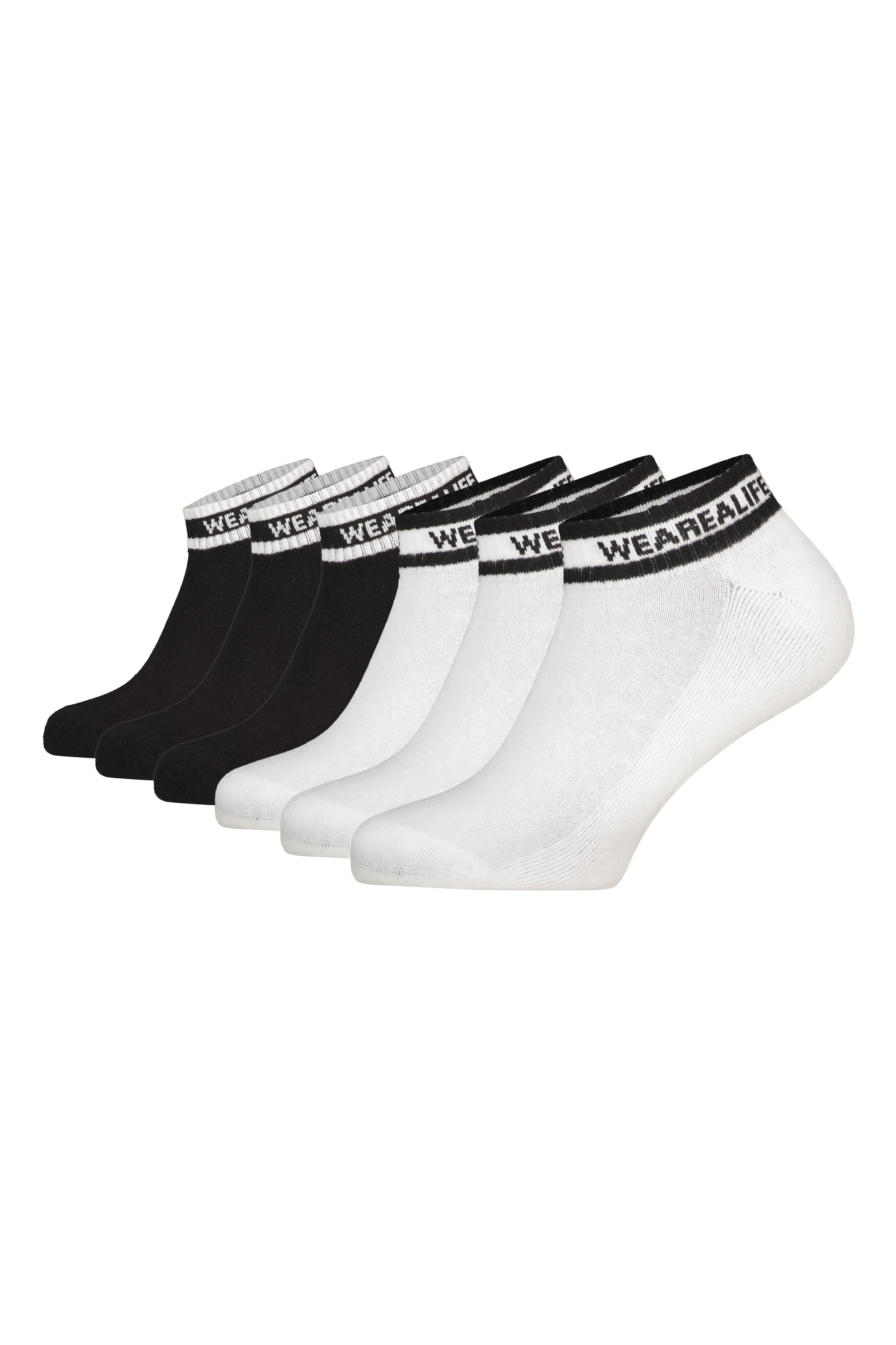Alife & Kickin Socken kurze sportliche Socken mit Steifen, aus Baumwolle mit weichem Bund