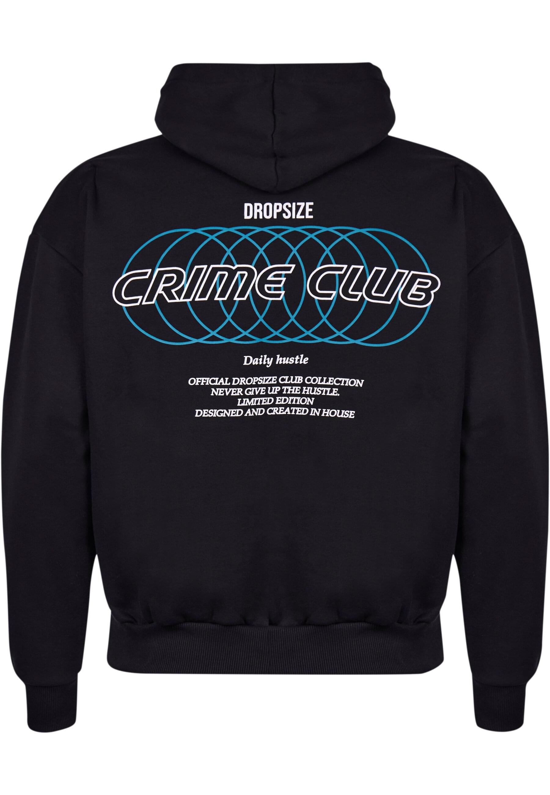 Dropsize Kapuzensweatshirt "Dropsize HEAVY OVERSIZE CRIME RINGS HOODIE" 1 S günstig online kaufen