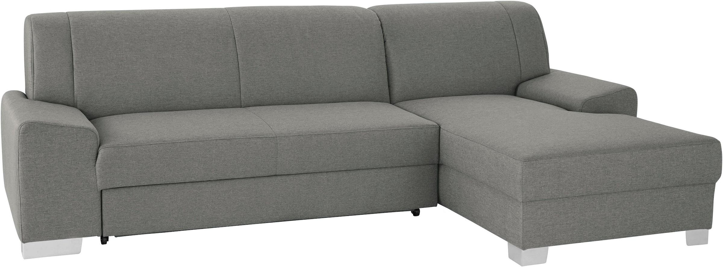 DOMO collection Ecksofa »Anzio L-Form«, wahlweise mit Bettfunktion und Federkern