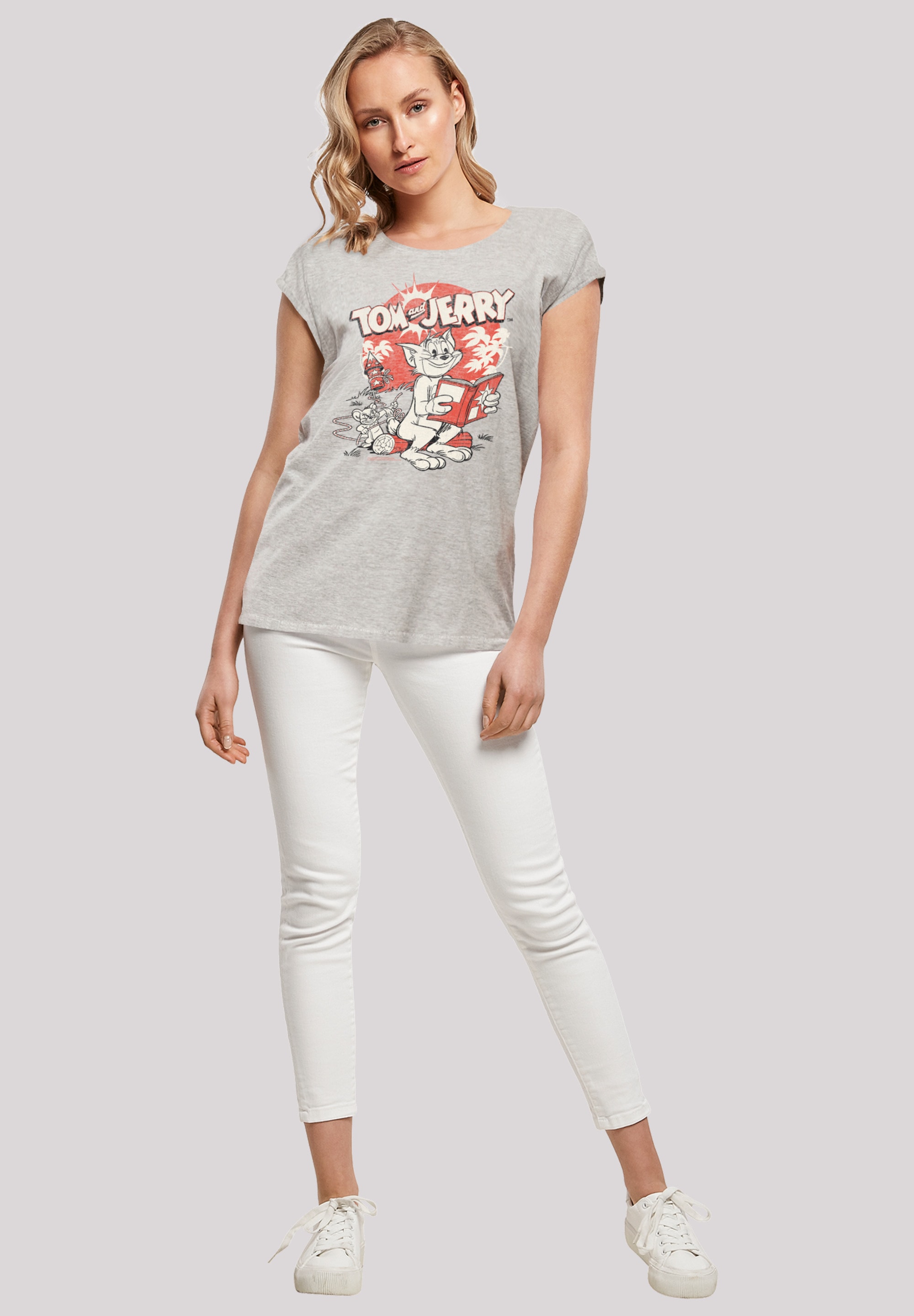 F4NT4STIC T-Shirt »Tom and Jerry TV Serie Rocket Prank«, Print