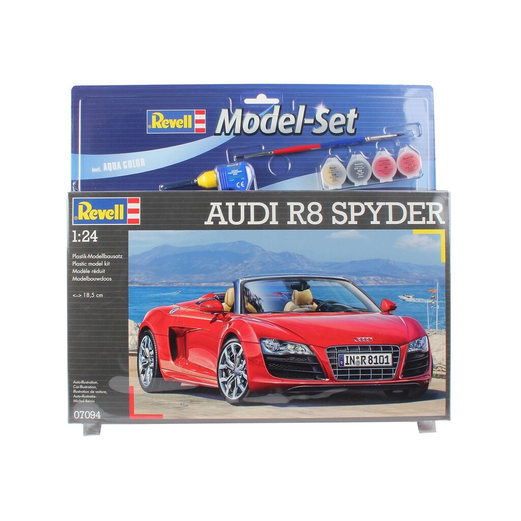 Revell® Modellbausatz »Model Set - Audi R8 Spyder«, (Set), 1:24