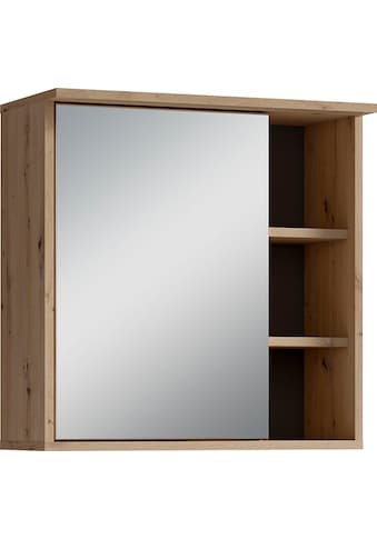 Spiegelschrank »Wellness«, inklusive LED Beleuchtung, Breite 60 cm, in Eiche-Optik