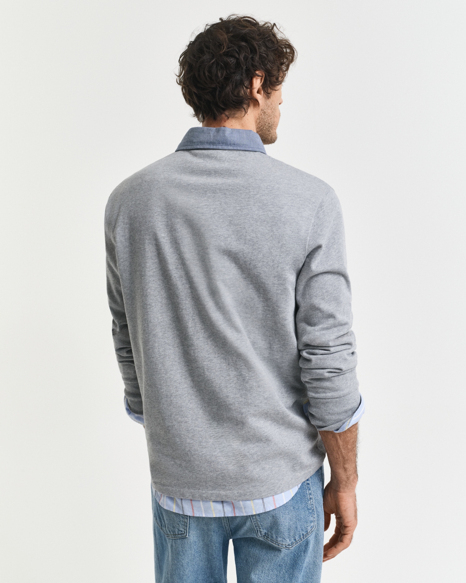 Gant Langarm-Poloshirt »REG CHAMBRAY HEAVY RUGGER«