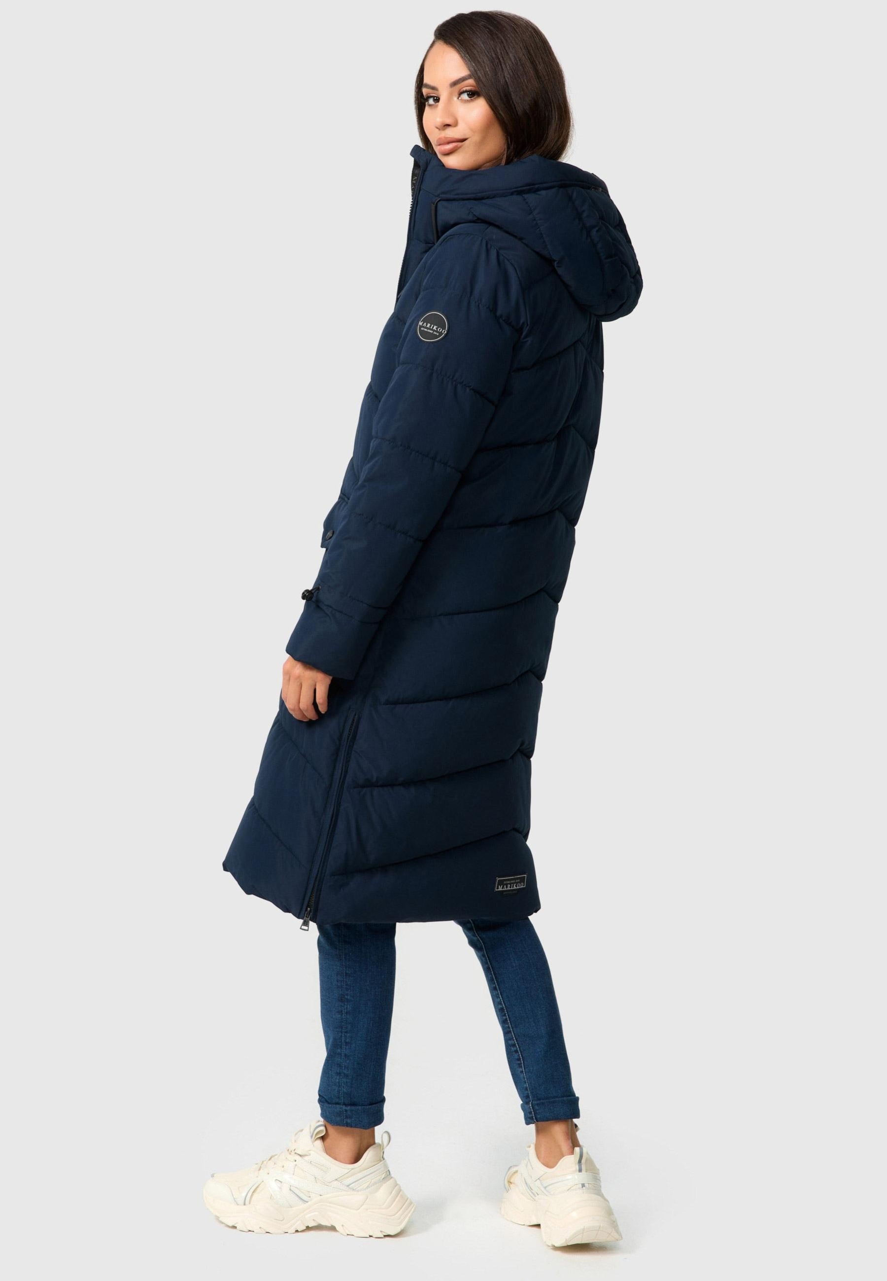Marikoo Winterjacke »Tomomii XVI«, warmer Winter Stepp Mantel mit Kapuze