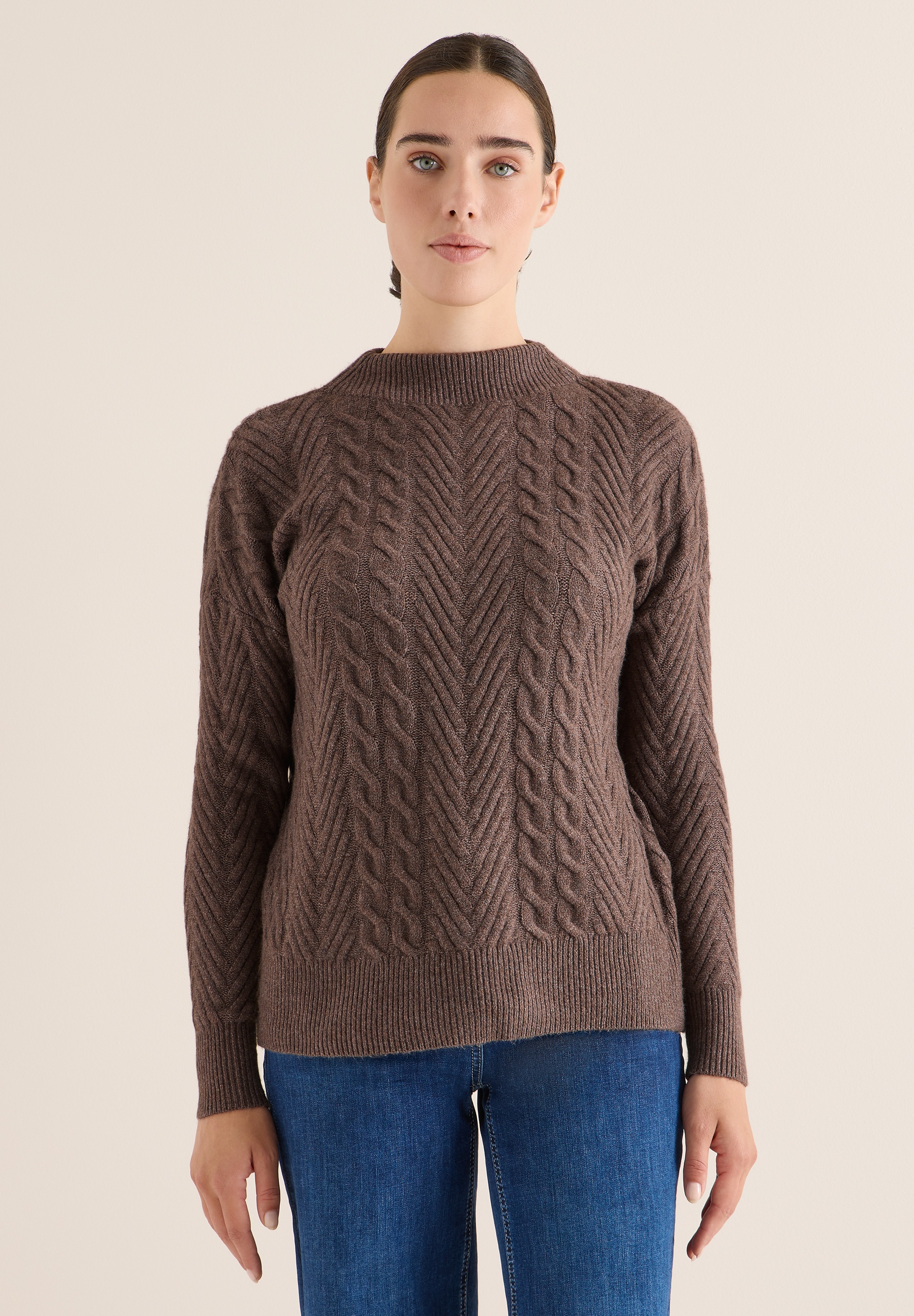 Cecil Strickpullover Grobstrick günstig online kaufen