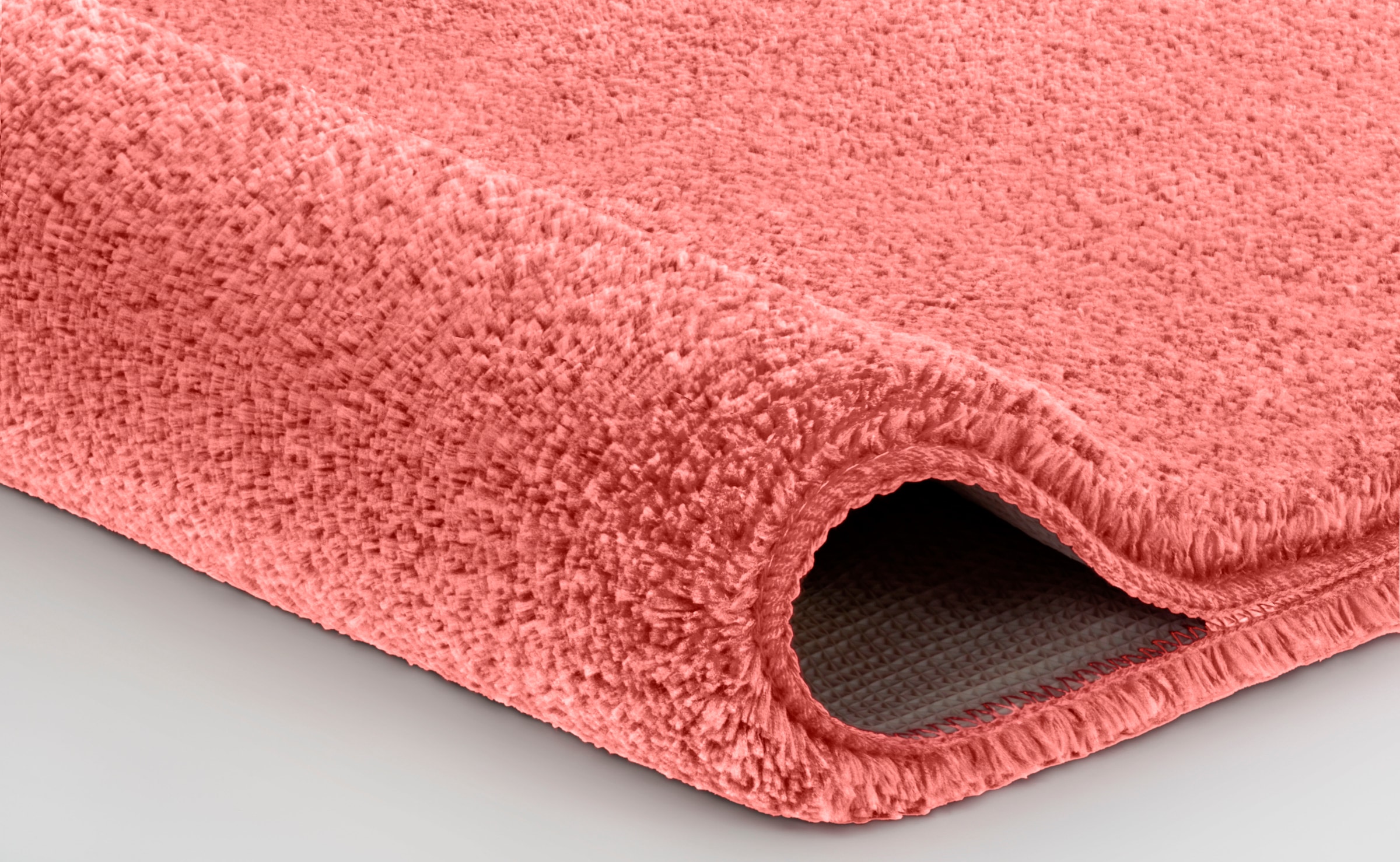 Kleine Wolke Badematte »Meadow«, rutschhemmend beschichtet, fußbodenheizungsgeeignet, Badteppich, Uni Farben