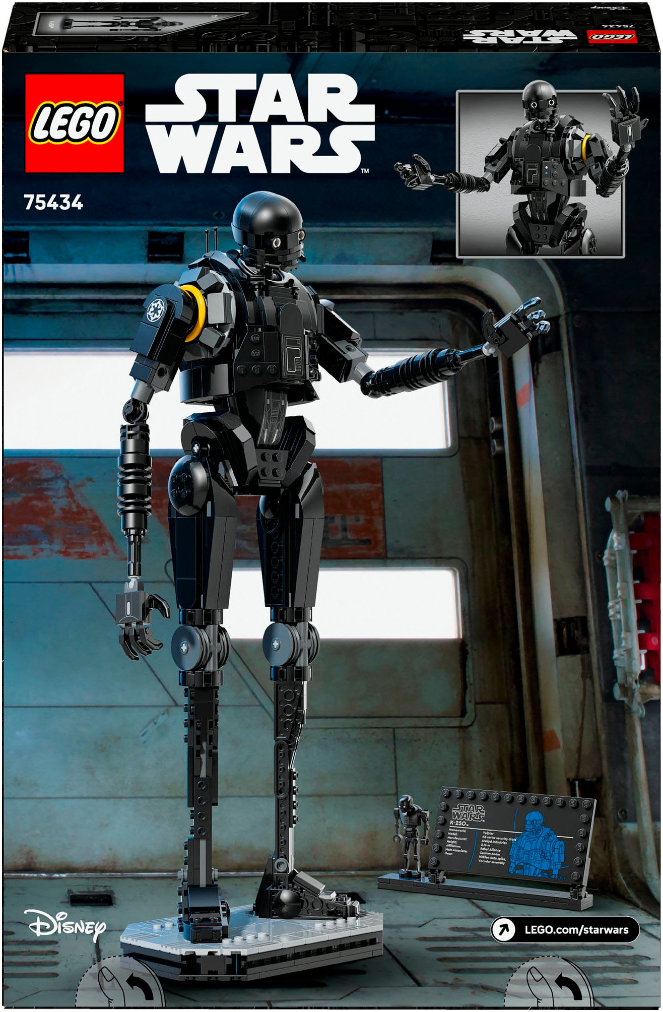 LEGO® Konstruktionsspielsteine »Sicherheitsdroide K-2SO (75434), LEGO Star Wars™«, (845 St.), Made in Europe