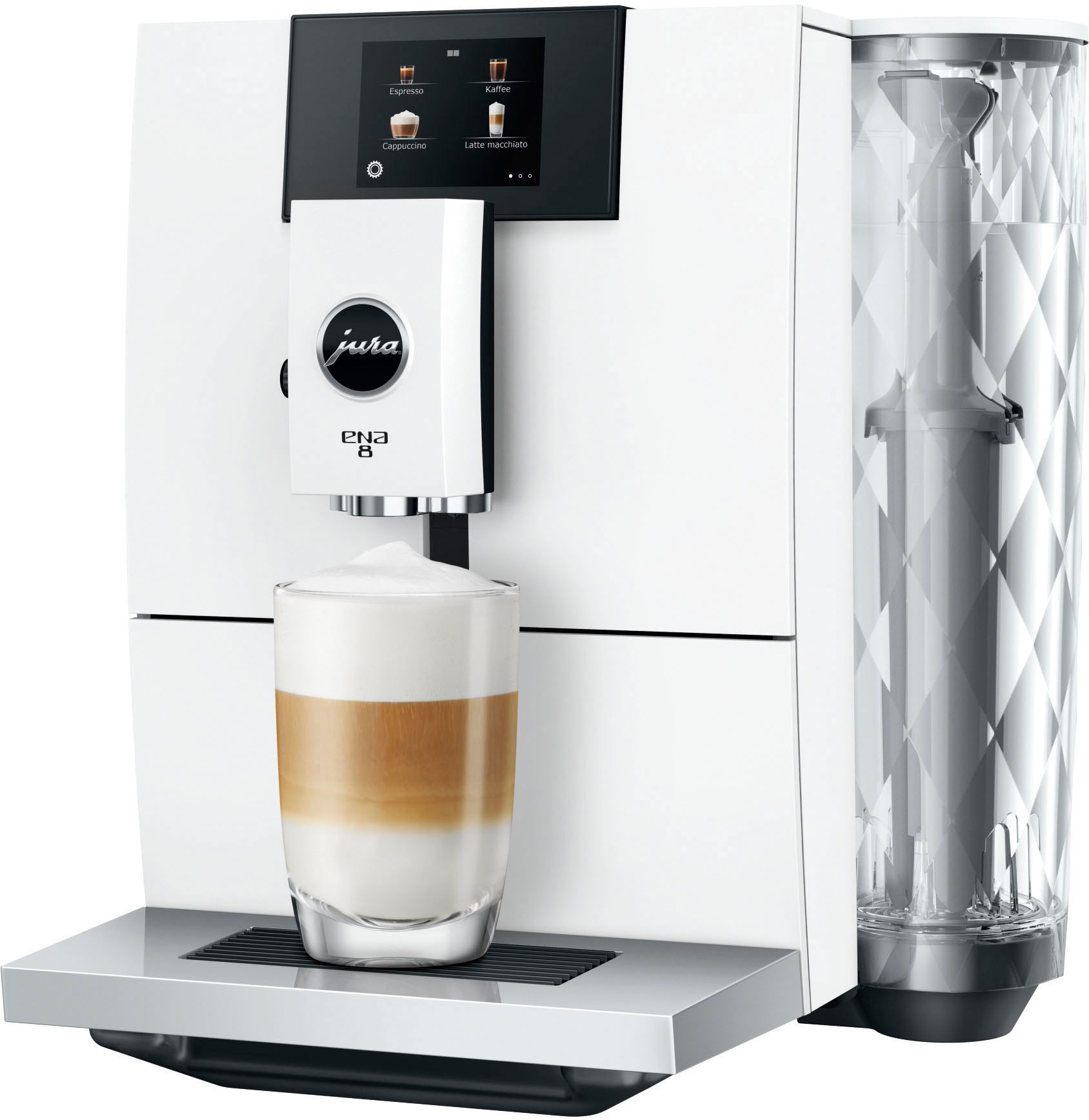"JURA Kaffeevollautomat ""15493 ENA 8 Full Metropolitan Black (EC)"", weiß, B:27,1cm H:32,3cm T:44,5cm, Kaffeevollautomaten, Kaffeevollautomat"