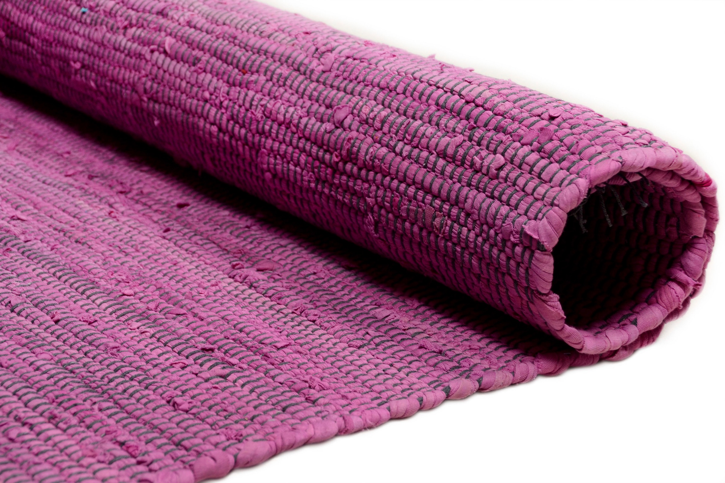 TOM TAILOR HOME Teppich »Cotton Colors«, rechteckig, 8 mm Höhe, handgewebter Wendeteppich, Uni Farben, reine Baumwolle, Wohnzimmer