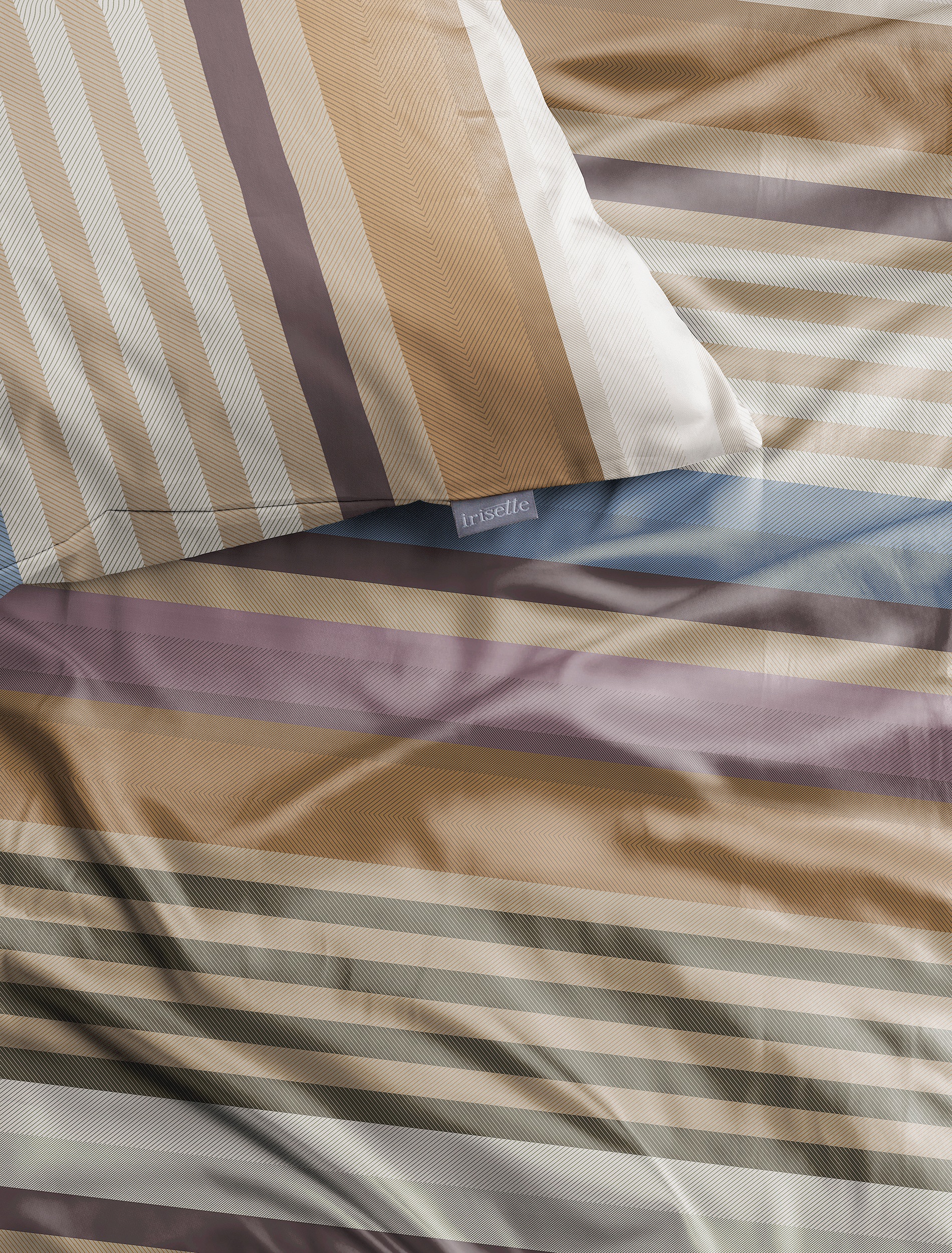 Irisette Bettwäsche »Wave 8678« 2 Mako-Satin, anschmiegsam und atmungsaktiv, Ganzjahresqualität