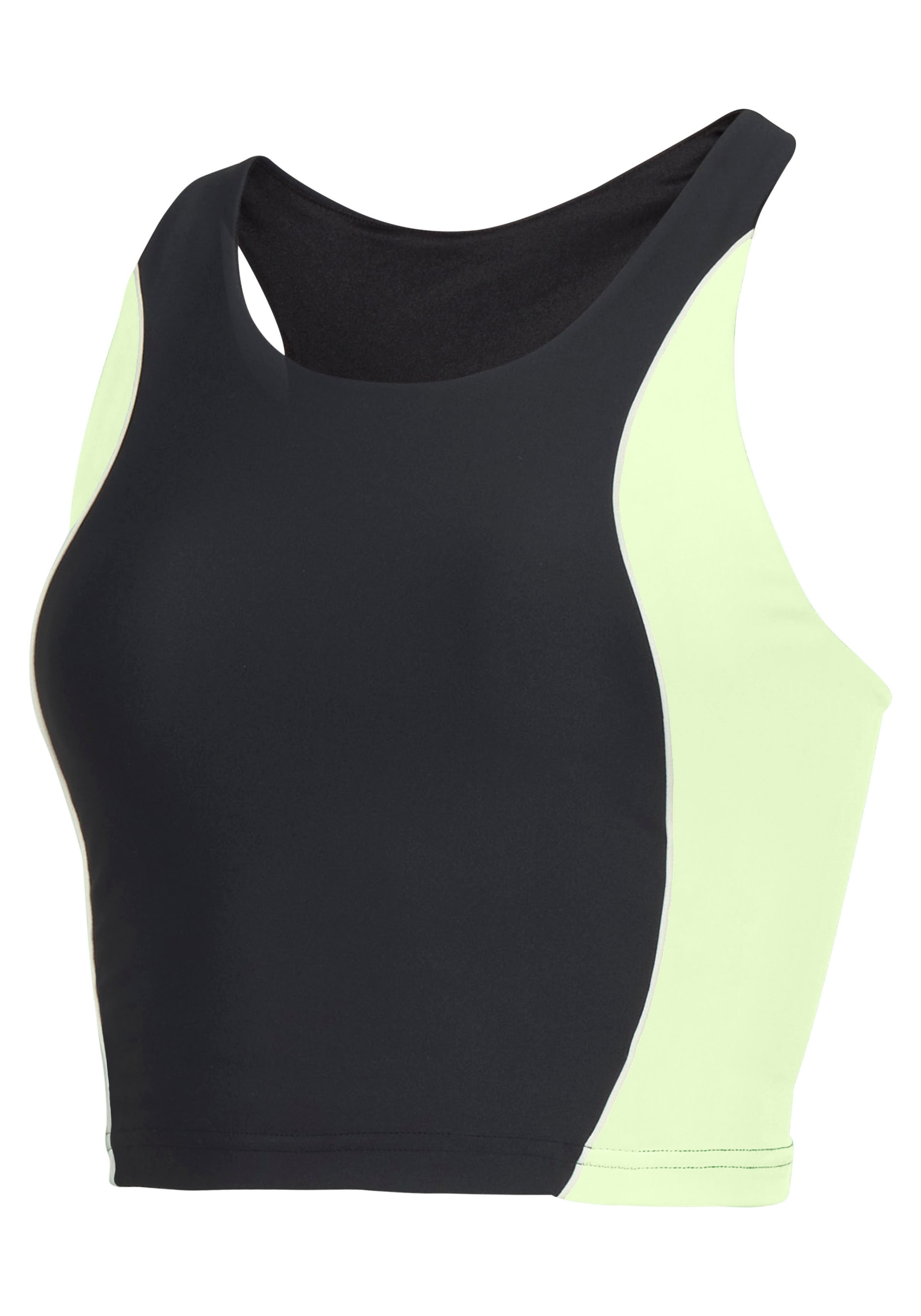 LASCANA ACTIVE Crop-Top, Sporttop mit farblich abgesetztem Details