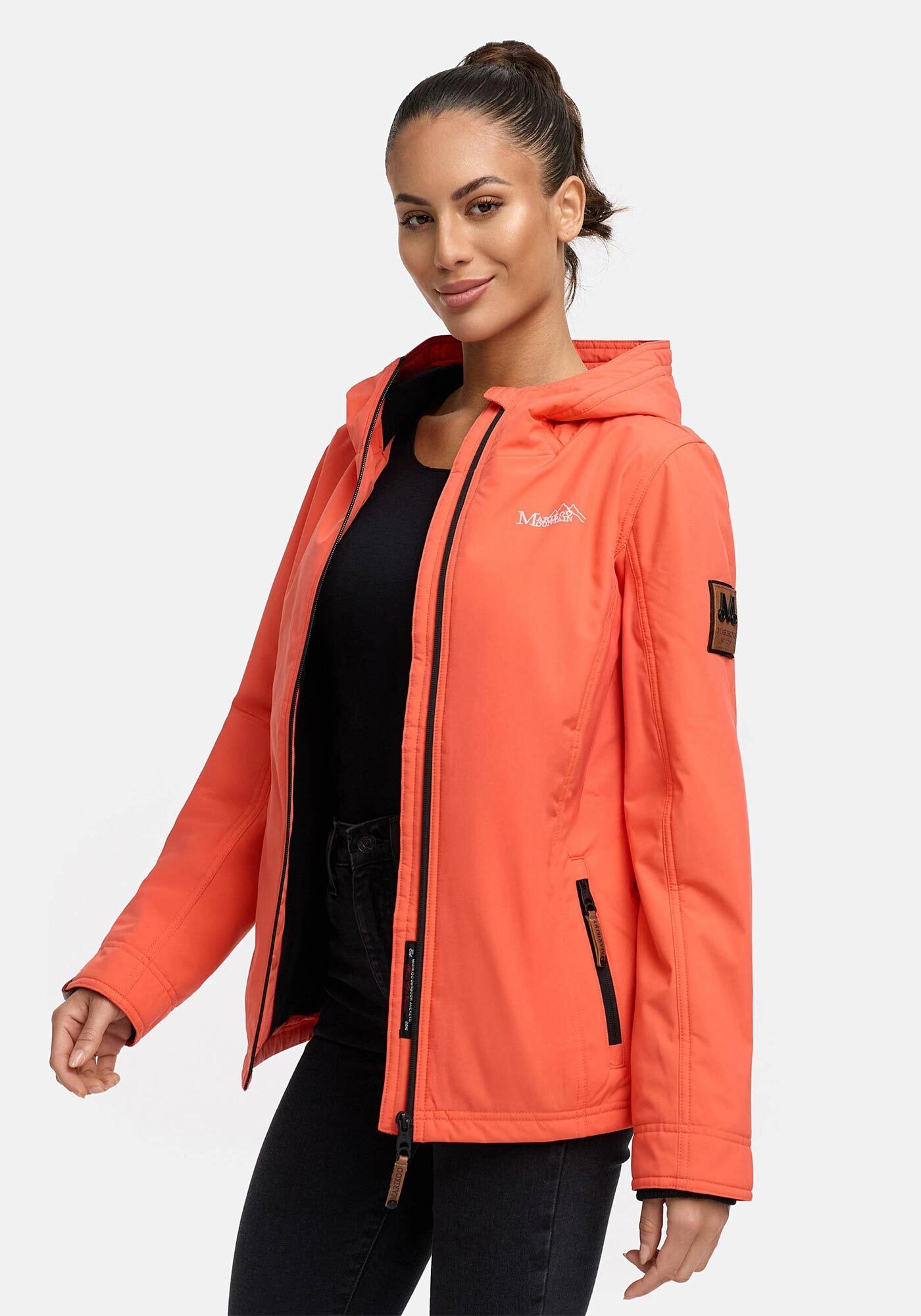 Marikoo Outdoorjacke »Brombeere«, sportliche Übergangsjacke mit Kapuze
