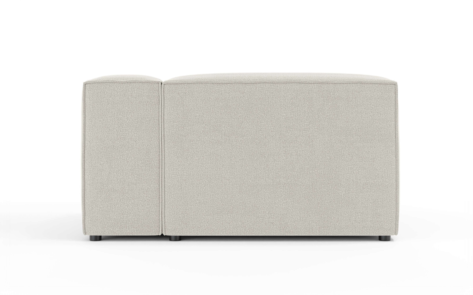 INOSIGN Ottomane »XL HAILY links/rechts bestellbar, extra tief, Maße B/T/H: 130/160/72cm«, als Modul oder separat verwendbar, für individuelle Zusammenstellung