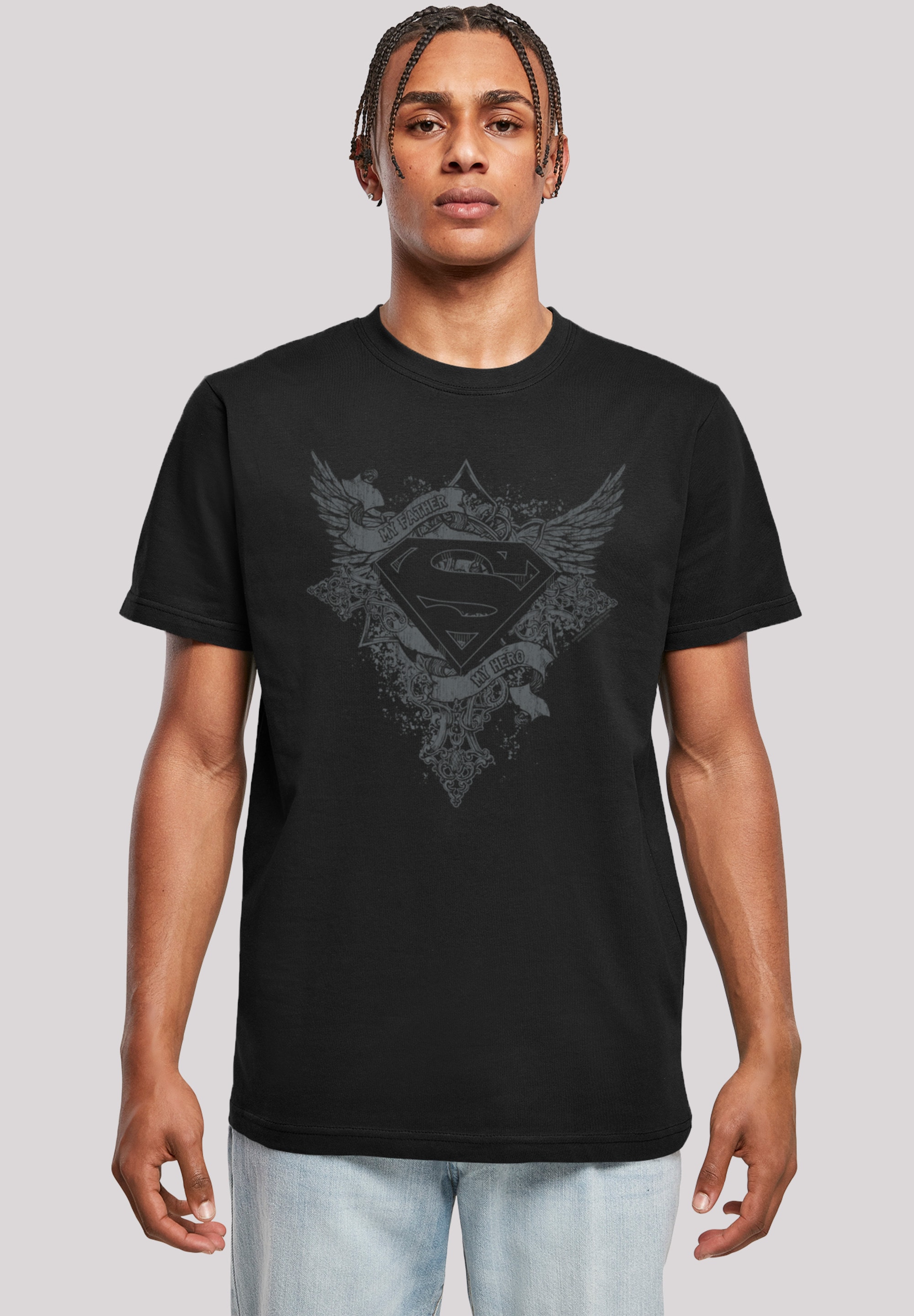 T-Shirt »DC Comics Superman My Father, My Hero«, Print