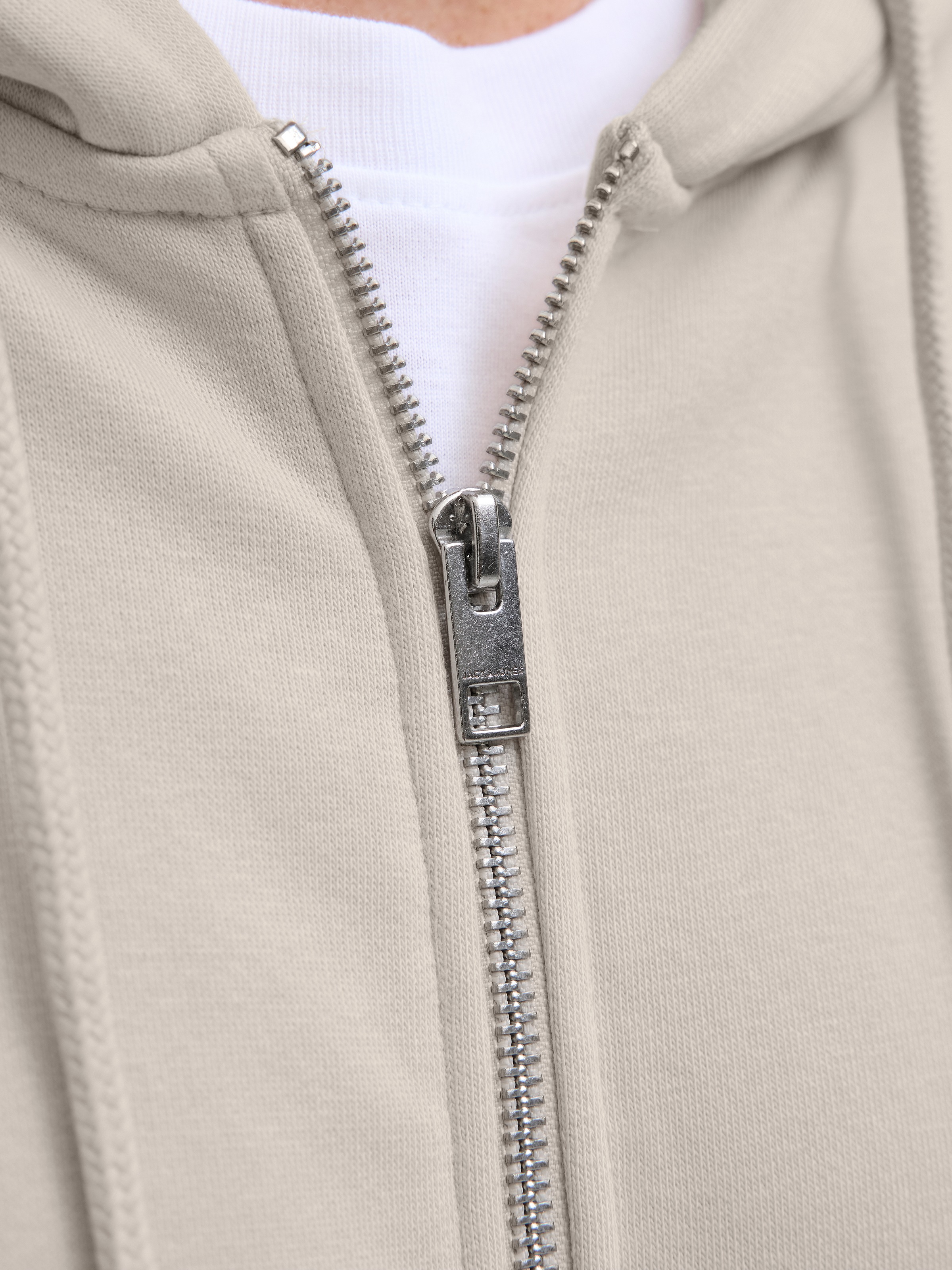 Jack & Jones Sweatjacka Men's Moonbeam Size S 4