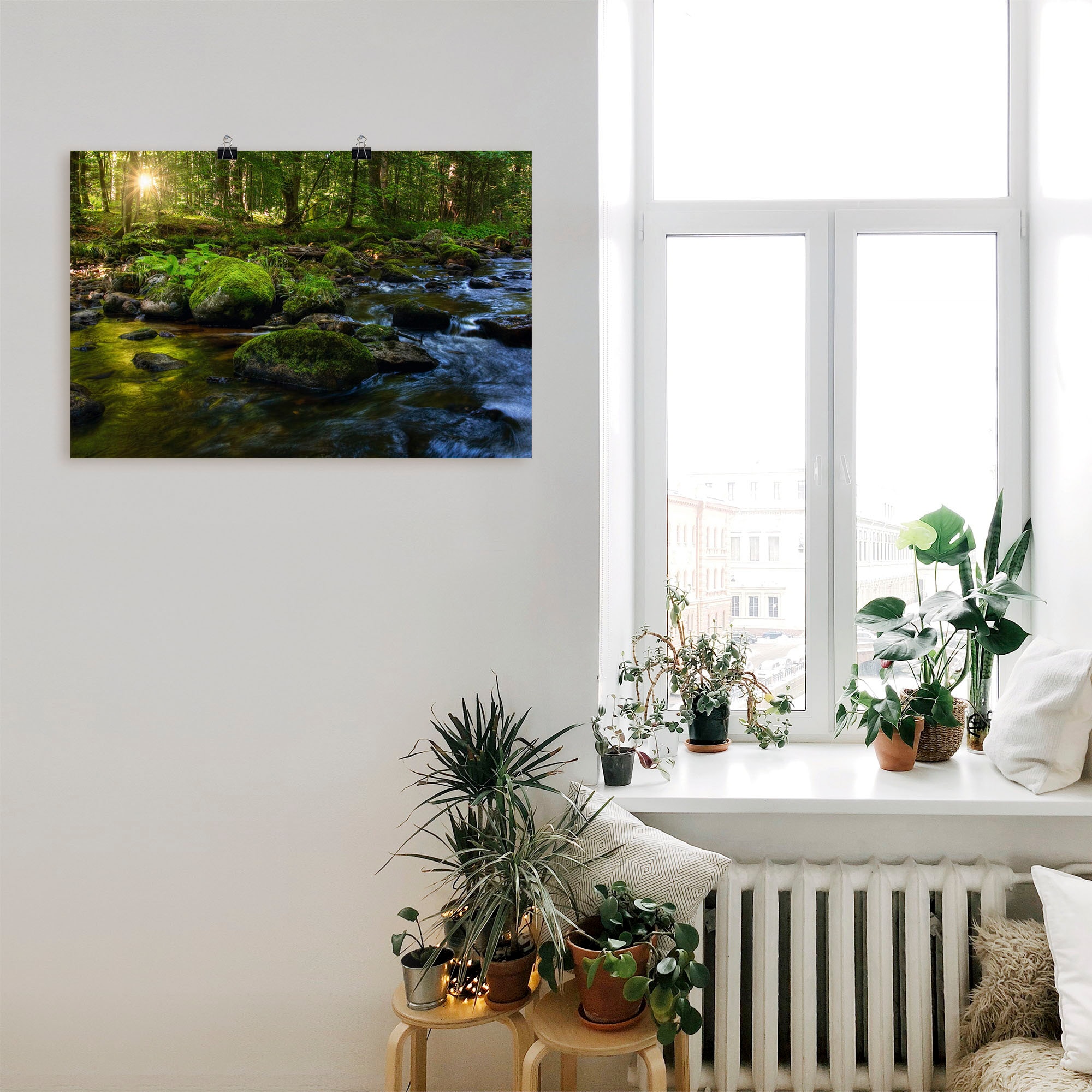 Artland Wandbild »Feenland«, Wald, (1 St.), als Alubild, Outdoorbild, Leinwandbild, Poster in verschied. Größen