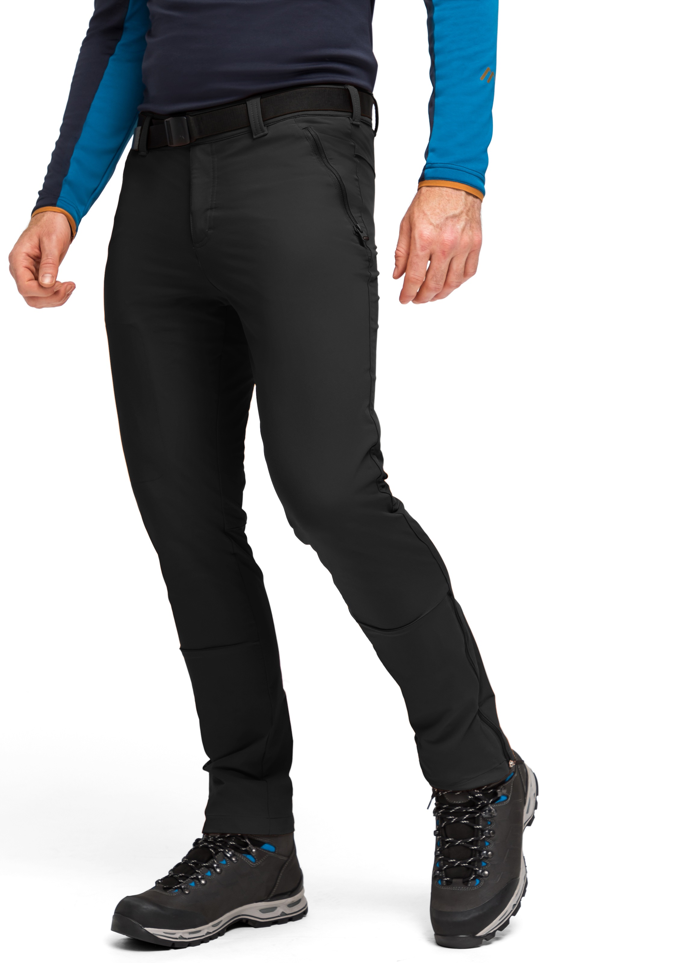 Maier Sports Pantalon de randonnée pour hommes Naturno Slim noir   50 (kurz) 3