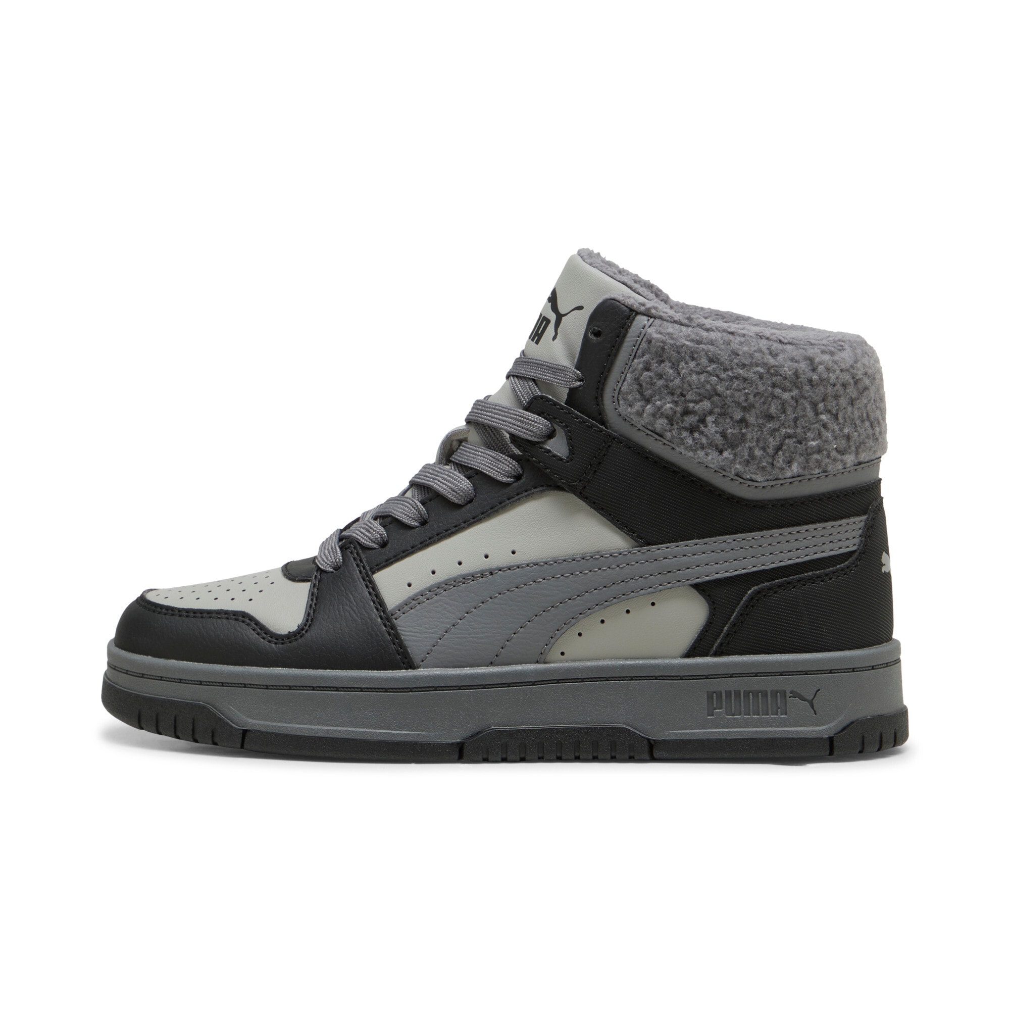 PUMA Sneakerboots »REBOUND SLAM MID COZY JR«  Winterschuhe, Schnürboots, Sneaker