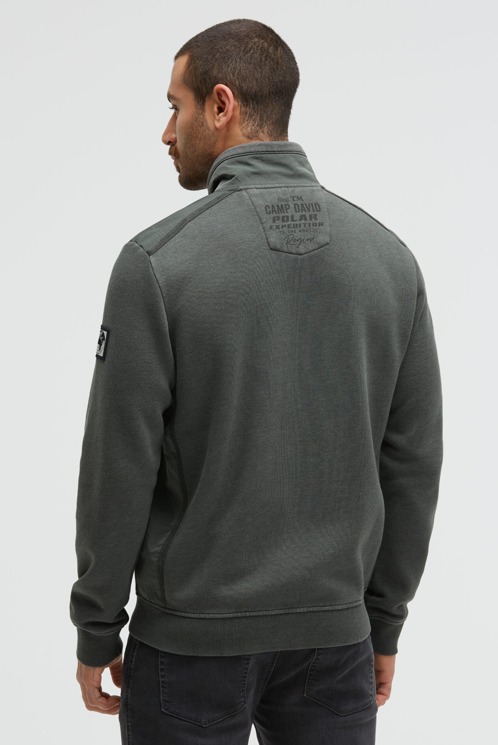 CAMP DAVID Sweatjacke, mit Reißverschlusstaschen