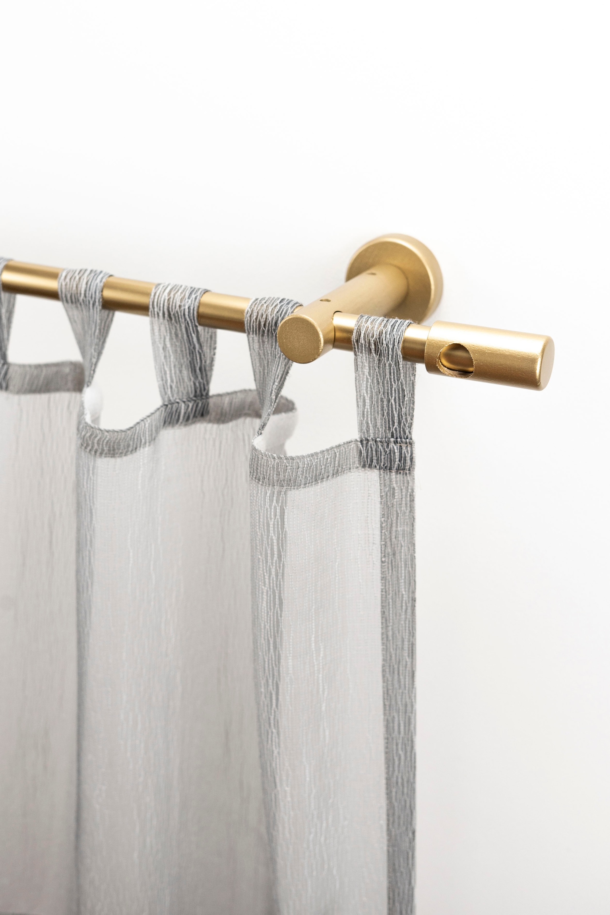 GARESA Gardinenstange "PANDRI" Ø 20 mm 1 läufig-läufig Wunschmaßlänge Vorha günstig online kaufen