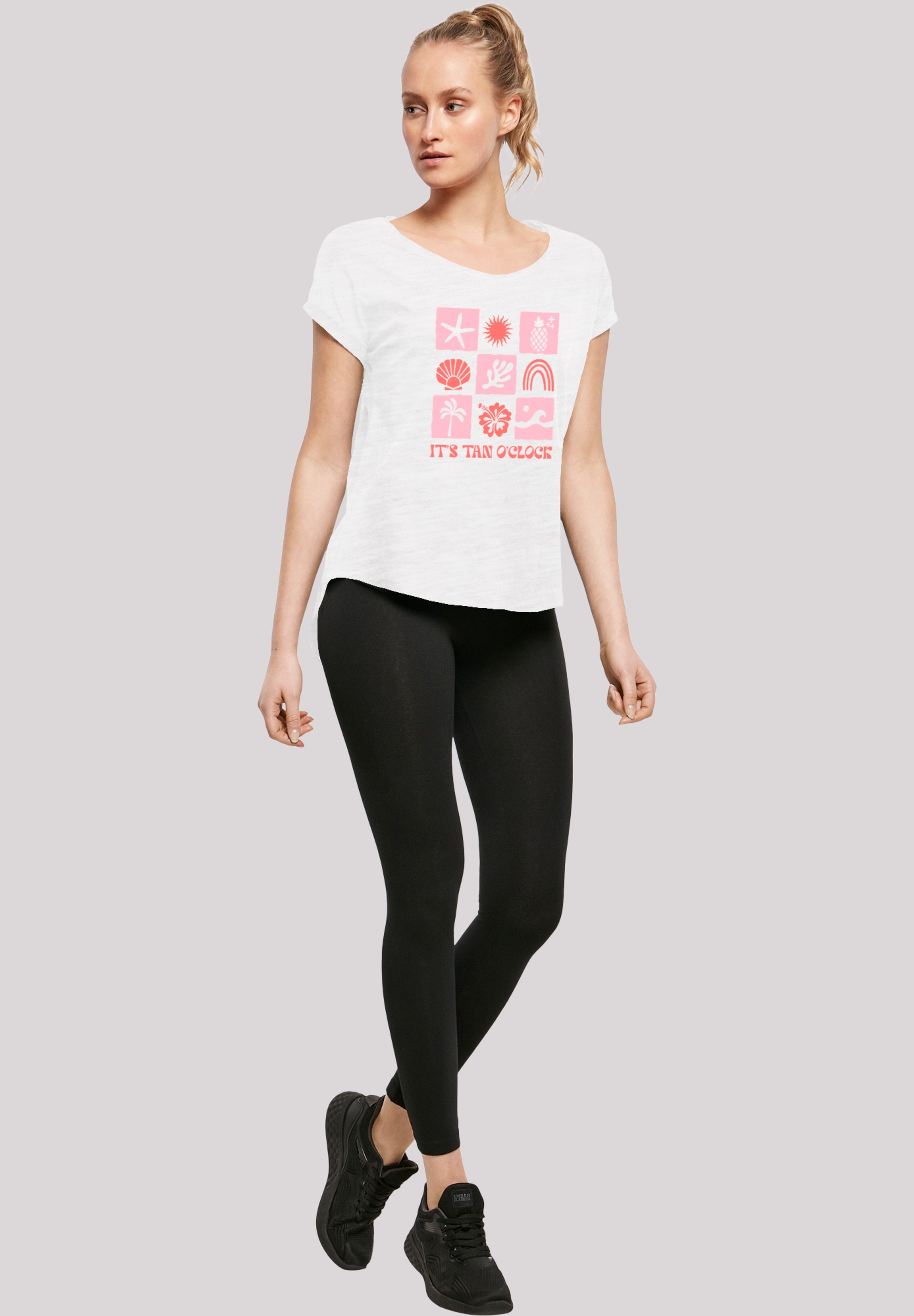F4NT4STIC T-Shirt »Its Tan O Clock«, Premium Qualität