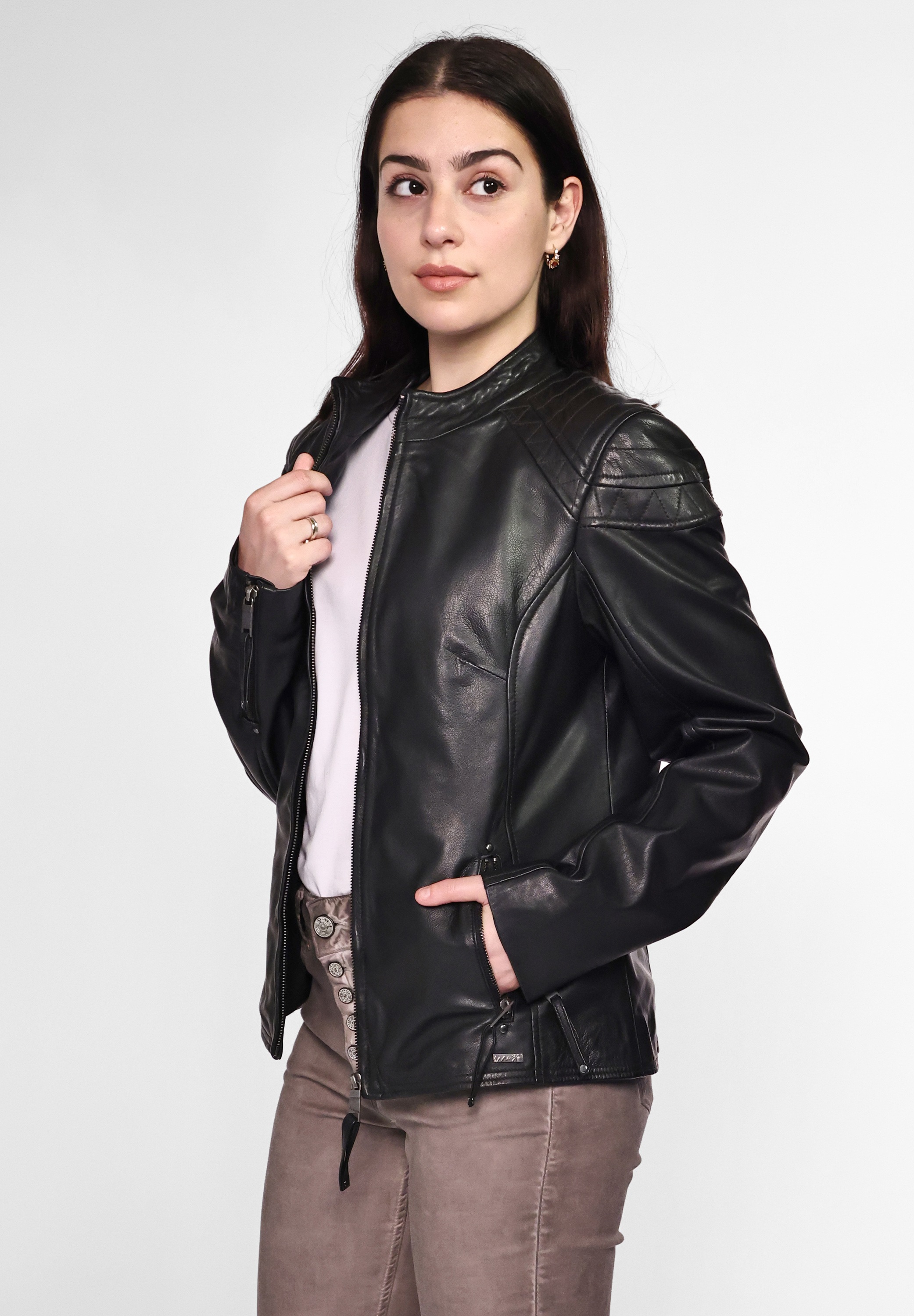 Maze Lederjacke »Water«