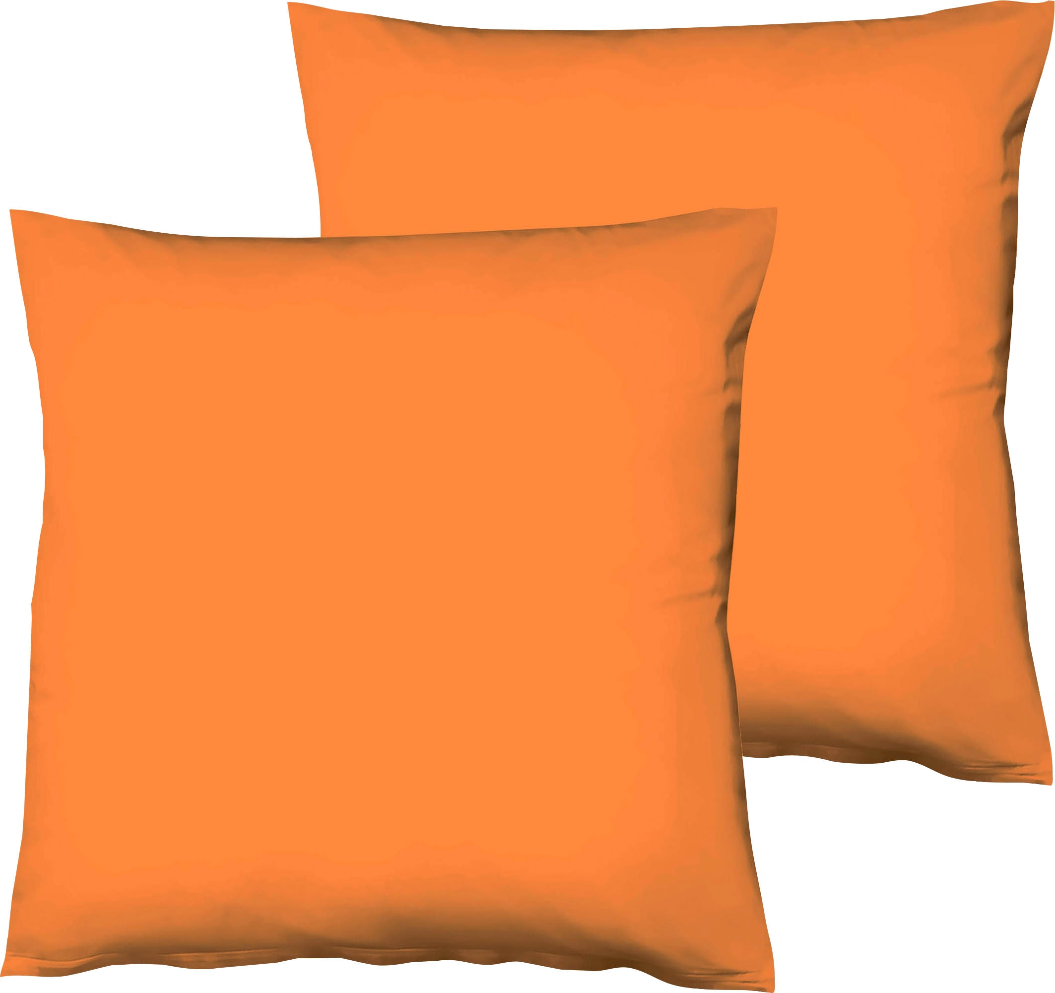 fleuresse Kissenbezug "Colours Mako Satin, 100% Baumwolle, mit Reißverschluss" Mako Satin, glänzend, glatt, Premium Qualität