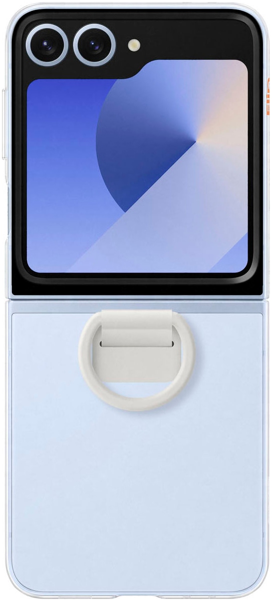 Samsung Backcover »Clear Case with Ring für Galaxy Flip6«, Backcover, Schutzhülle, Handyschutzhülle, Case, Schutzcase, stoßfest