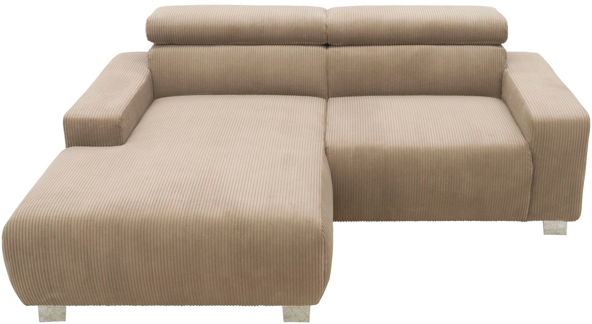 DOMO collection Ecksofa "100030 inkl. Kopfteilverstellung, guter Sitzkomfor günstig online kaufen