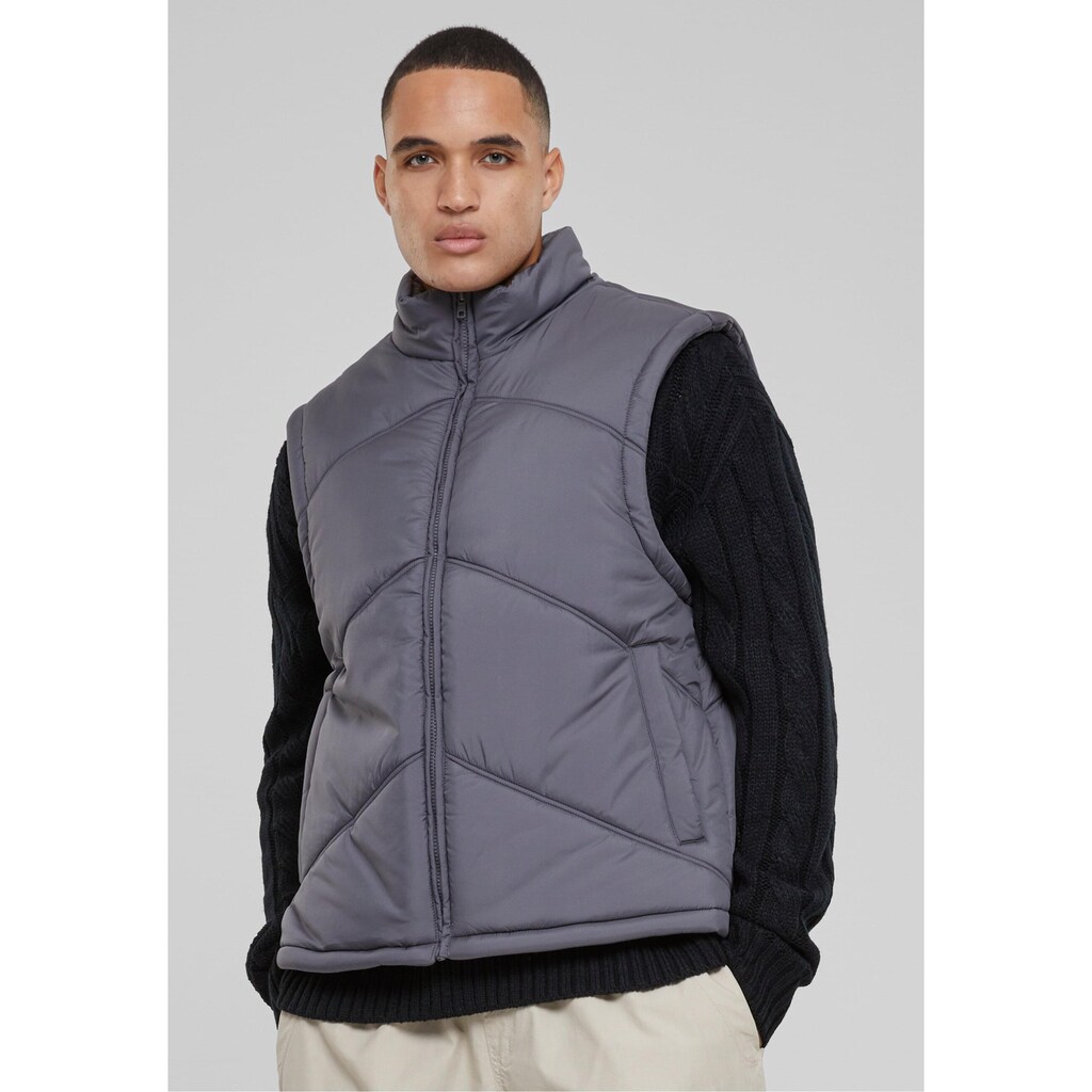 URBAN CLASSICS Steppweste »Urban Classics Herren Arrow Puffer Vest«, (1 tlg.)