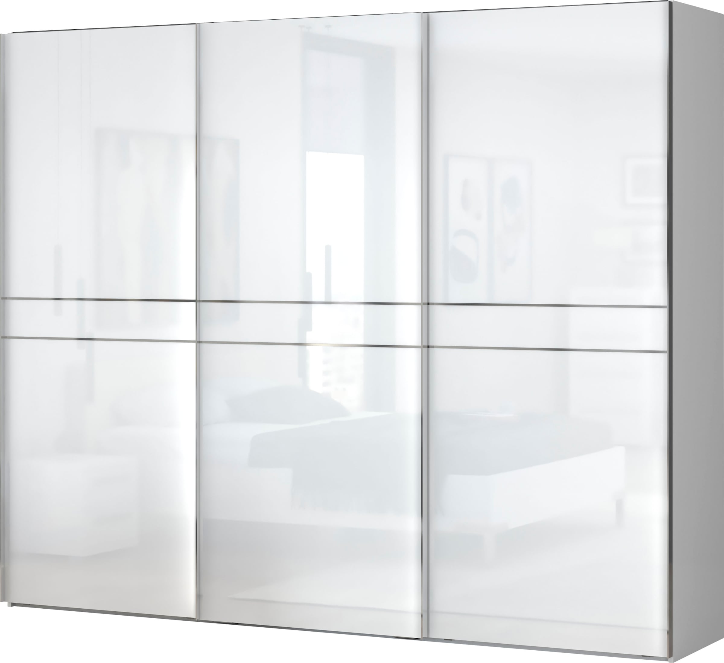 Places of Style Schwebetürenschrank "Piano, FSC-zertifiziert, mit Einlegebö günstig online kaufen