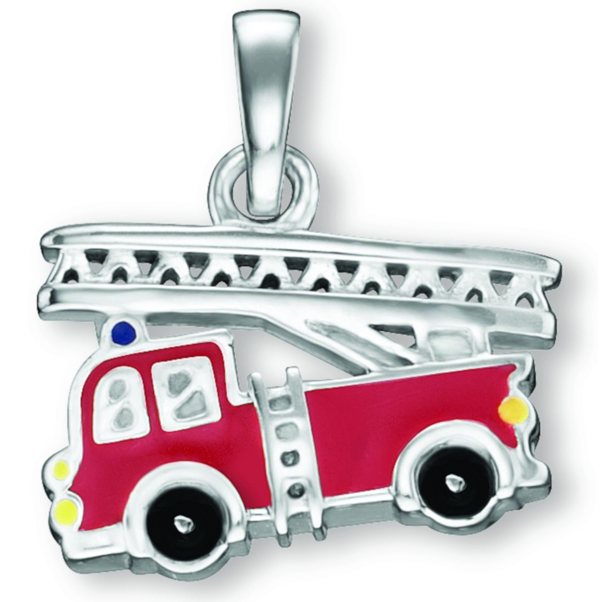 Kettenanhänger ONE ELEMENT "Feuerwehr Anhänger aus 925 Silber", silber, Schmuckanhänger, Mädchen, Silber 925 (Sterlingsilber), Kettenanhänger, Dezente Symbolik – stilvoller Begleiter für jeden Anlass