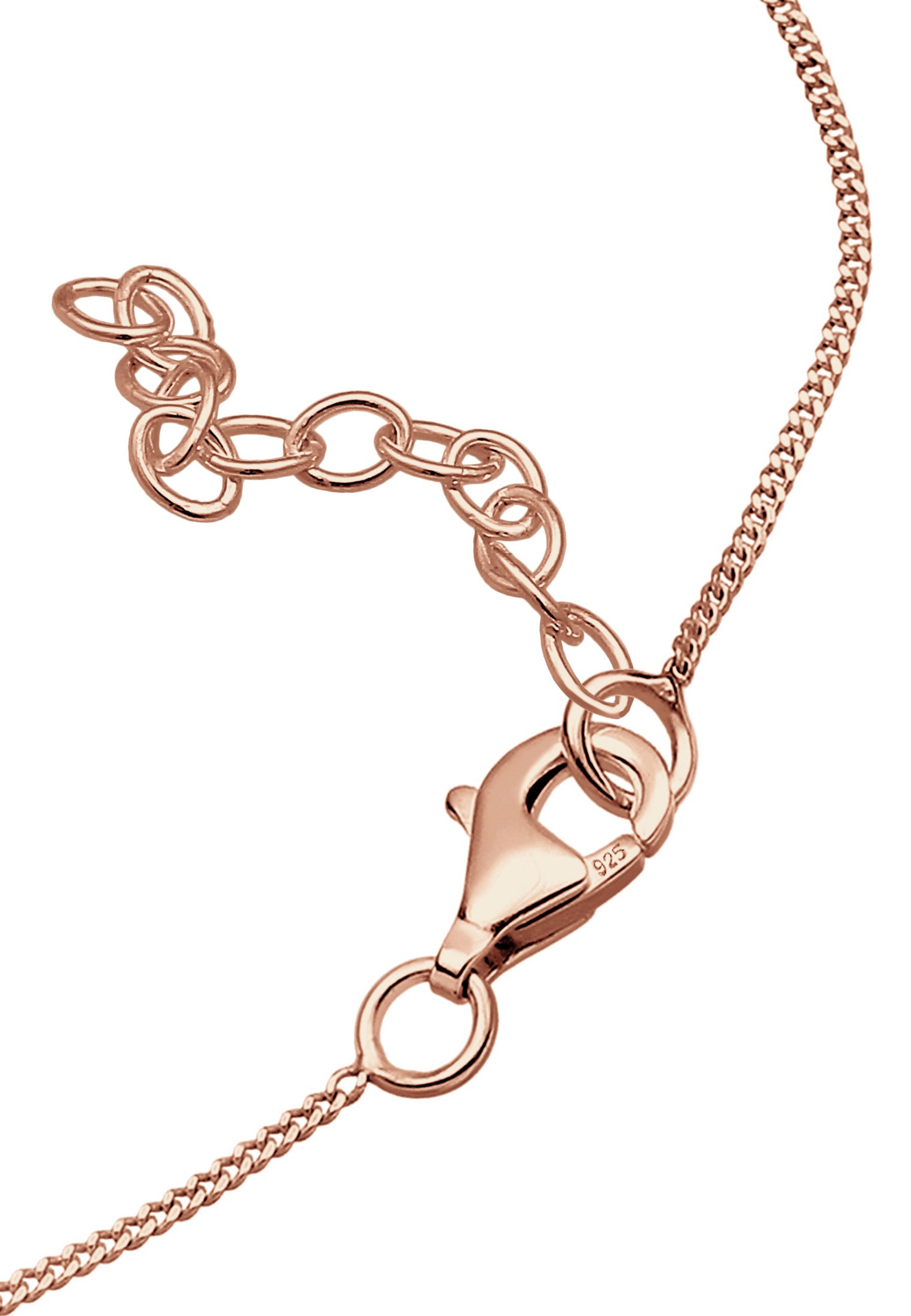 ELLI Basic Kristalle Rose Gold Bracelet Pink 2