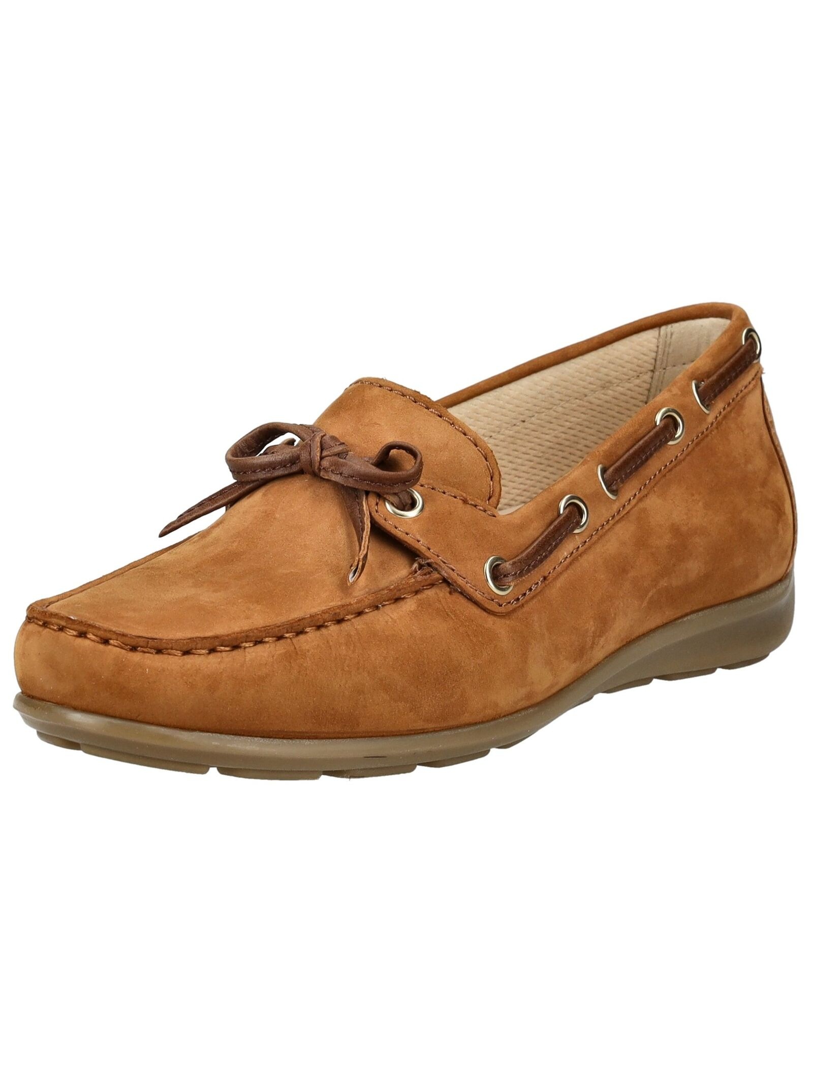 GABOR COMFORT Damen Mokassin "Gabor Comfort Mokassin Leder", Gr. 37,5braun, Leder, Schuhe