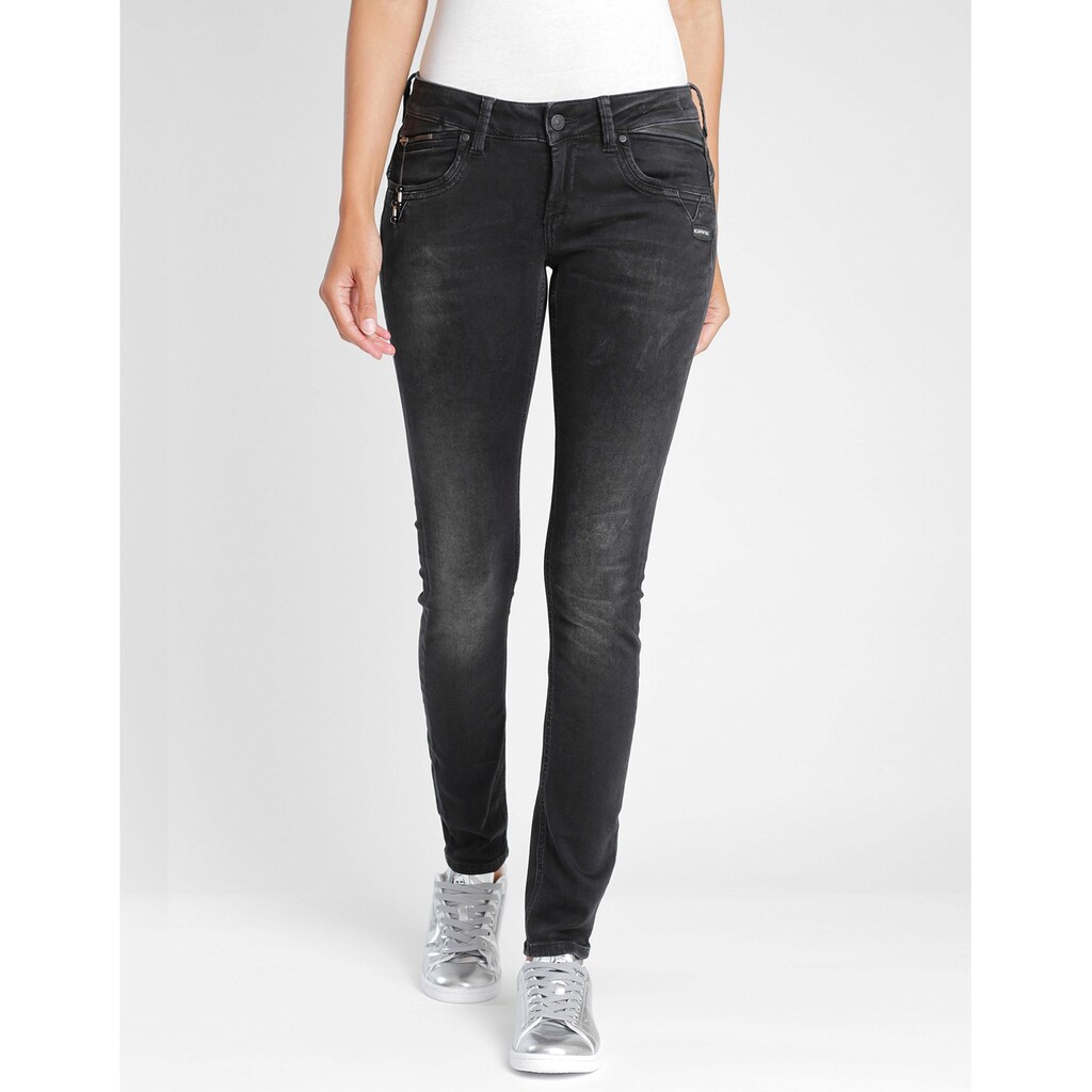 GANG Skinny-fit-Jeans »Nikita«, Coinpocket mit Zipper