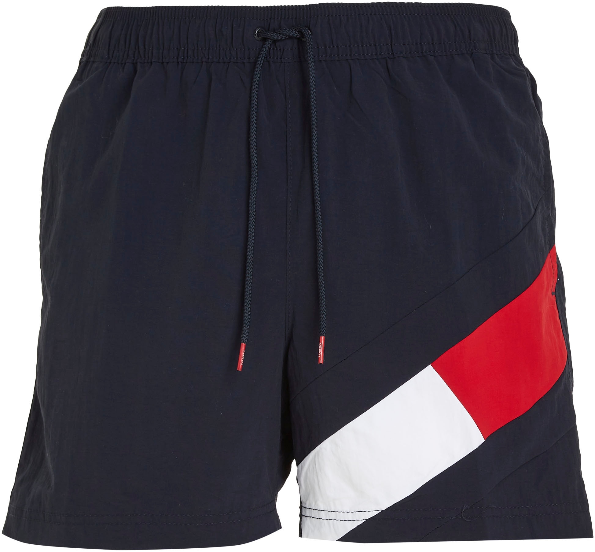 Tommy Hilfiger Swimwear Badeshorts »SF MEDIUM DRAWSTRING«, mit Tommy Hilfiger Markenlabel