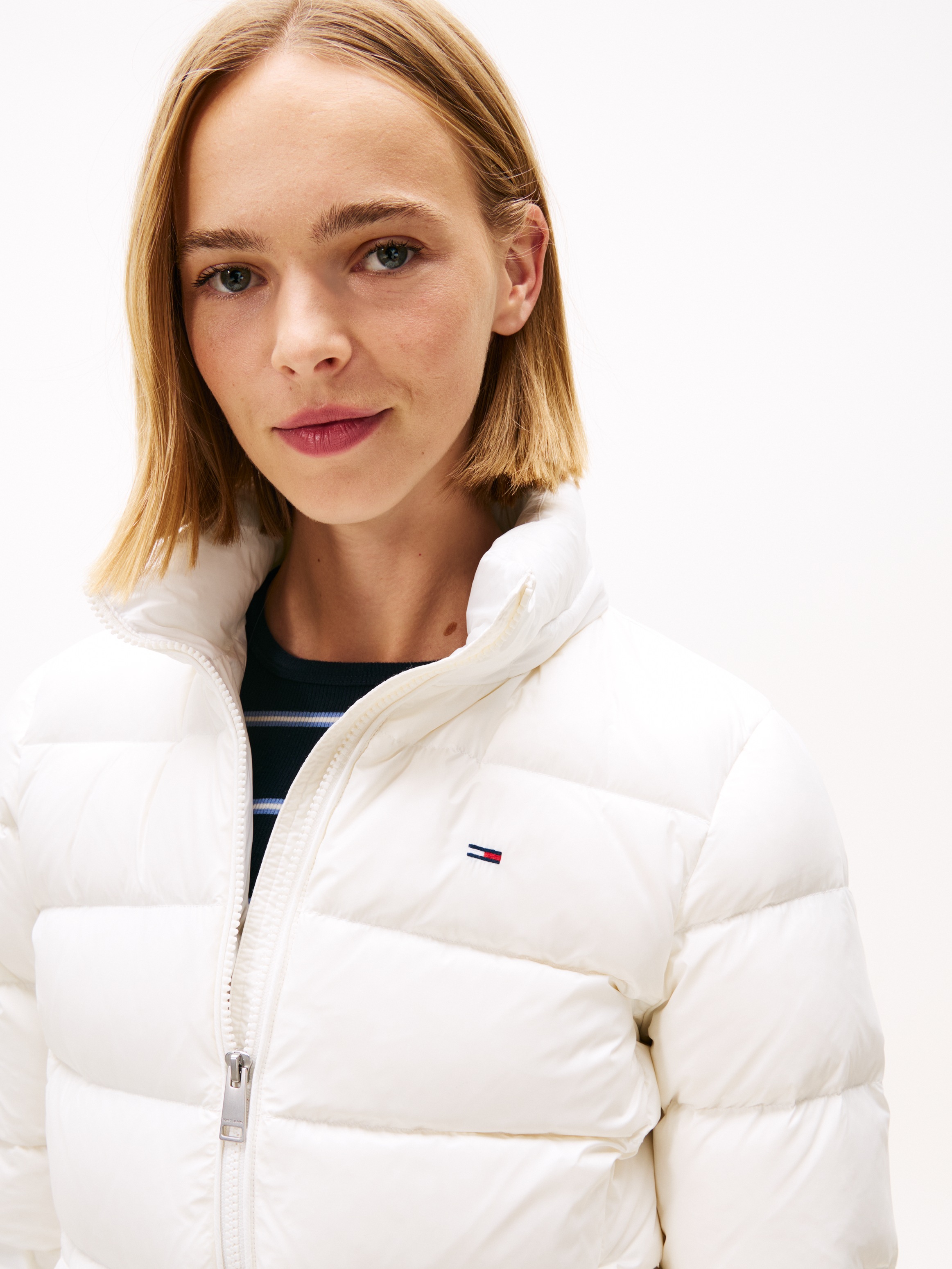Tommy Jeans Steppjacke "TJW BASIC HOODED DOWN JACKET EXT", mit Kapuze, mit günstig online kaufen
