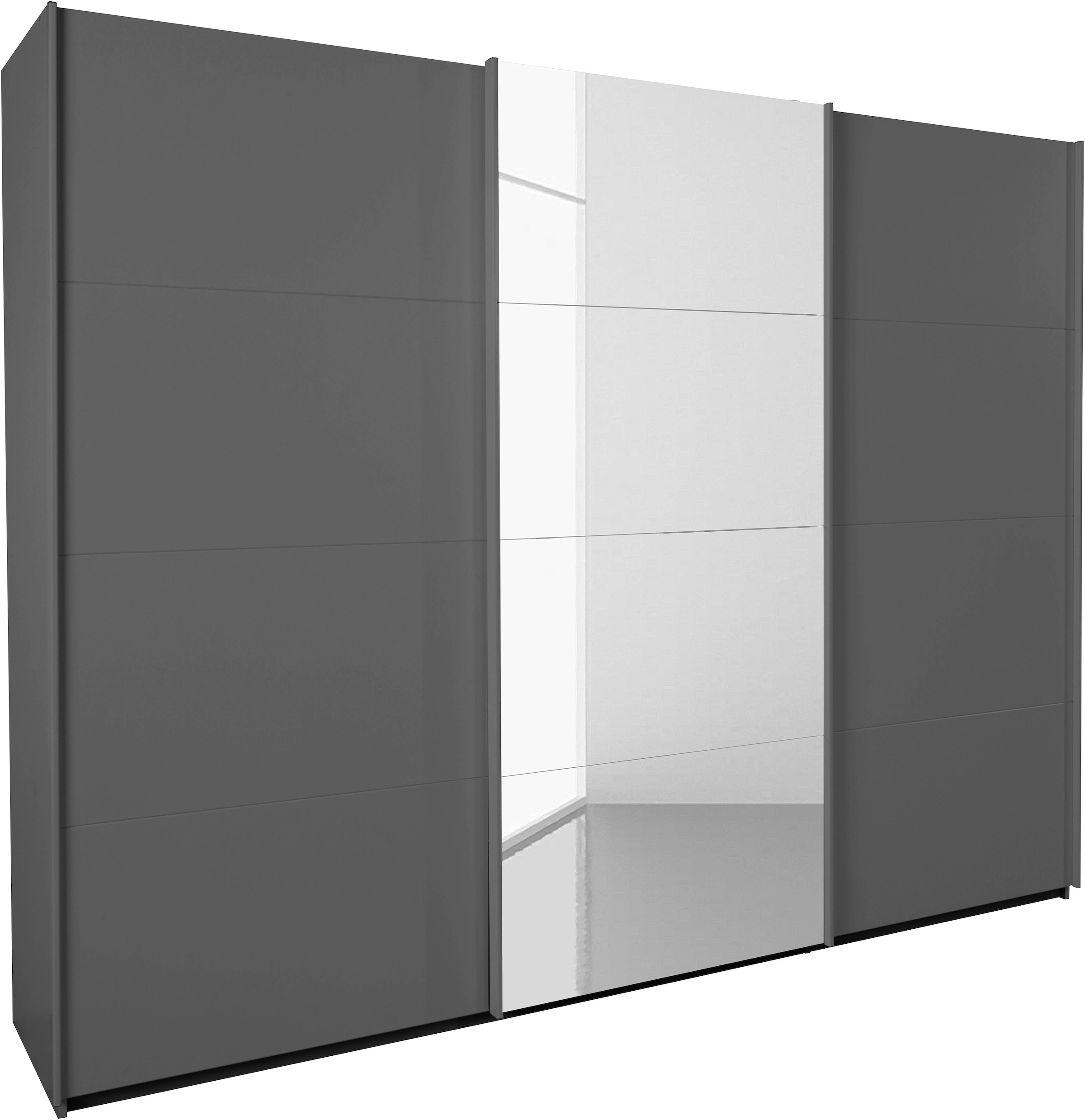 rauch Schwebetürenschrank "Kleiderschrank Schrank Garderobe Wäscheschrank KEPAN" inkl. Schubladen-Einsatz und extra Einlegeböden MADE IN GERMANY