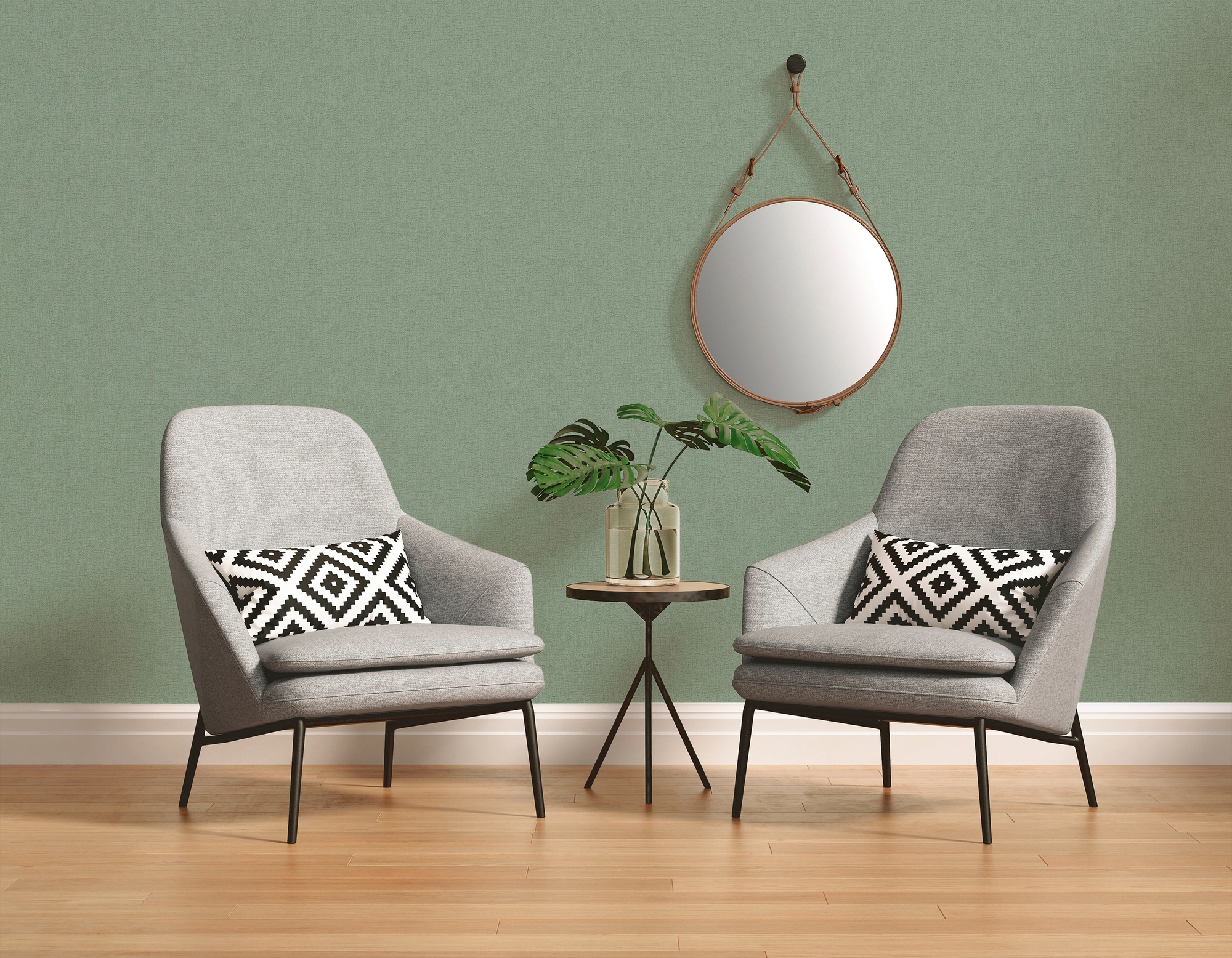 A.S. Création Vliestapete »Attractive«, einfarbig-unifarben-uni, Uni Tapete einfarbig Tapeten Wohnzimmer Schlafzimmer Küche Flur Design