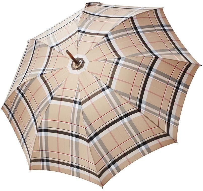 handgemachter Stockregenschirm doppler kastanie BAUR | MANUFAKTUR »Serge, Manufaktur-Stockschirm karo«, bestellen