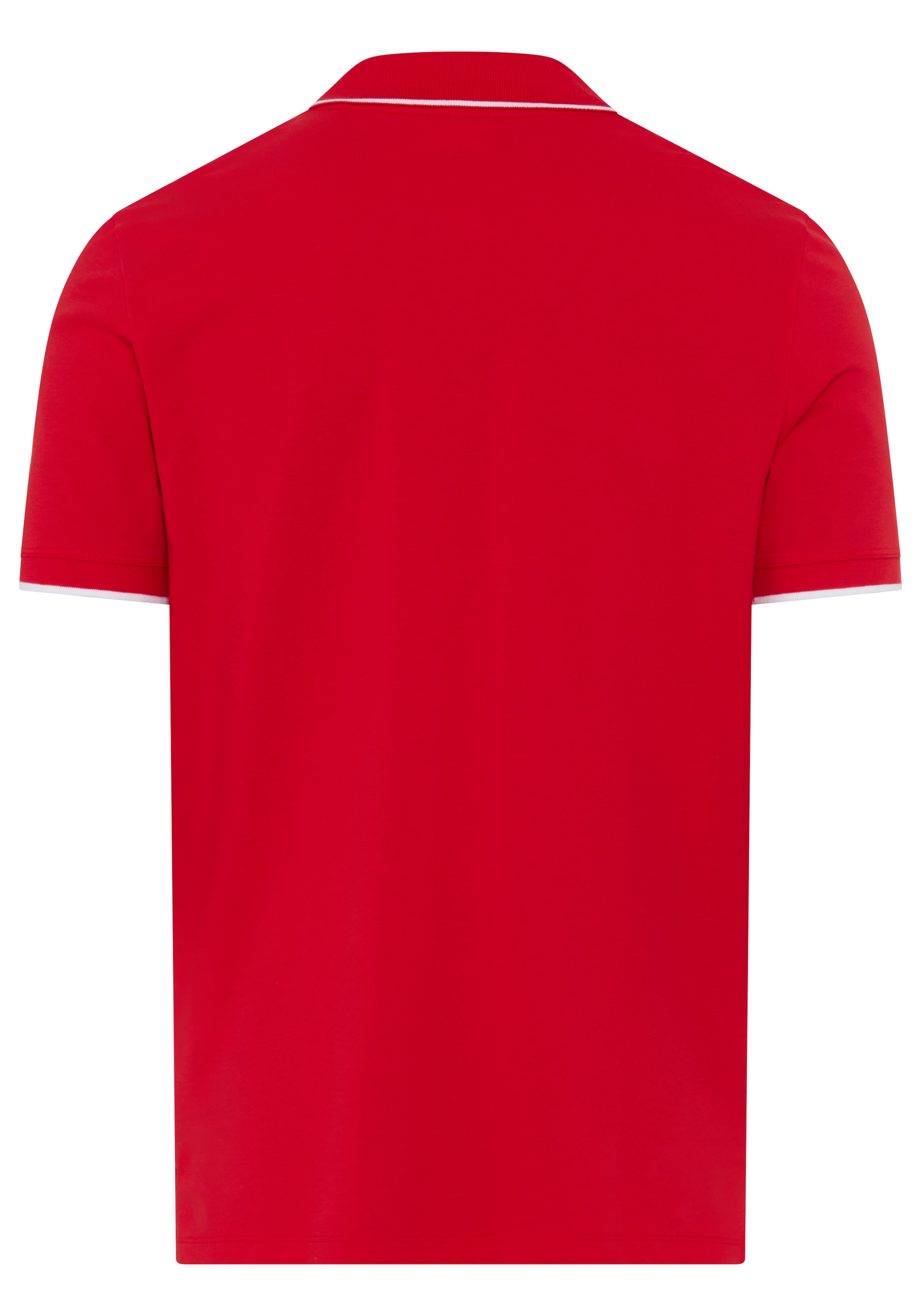 HUGO Poloshirt »Dinoso« Kragen mit kontrastfarbigem Streifen, Slim Fit, Logodruck