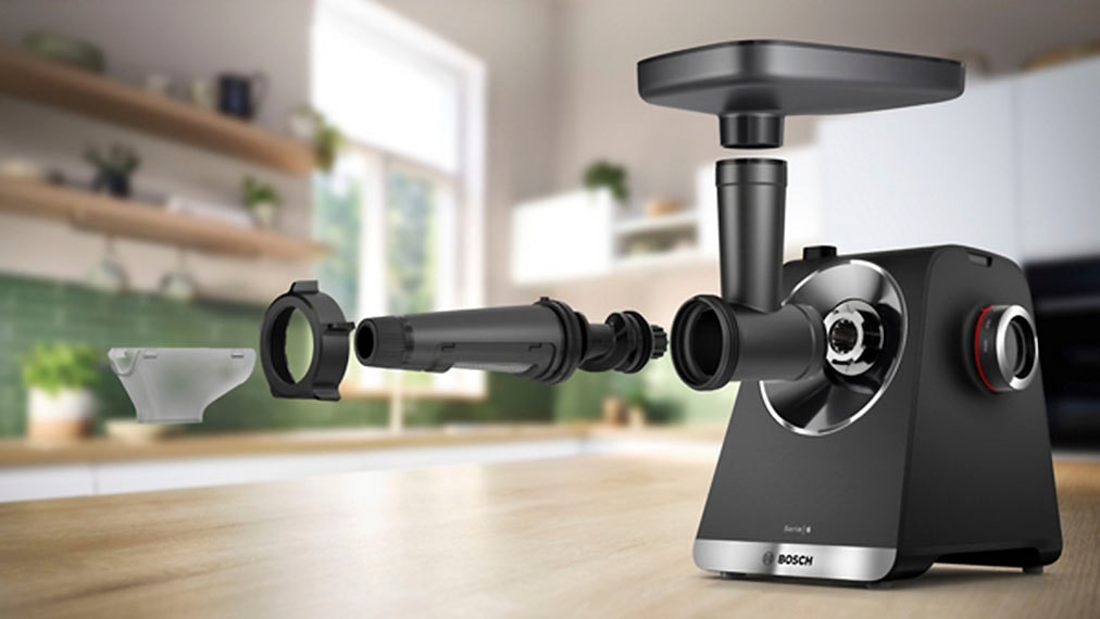 BOSCH Beerenpressenaufsatz »Edelstahl-Scheiben, 2 Siebe fein u. grob, spülmaschinenfest«