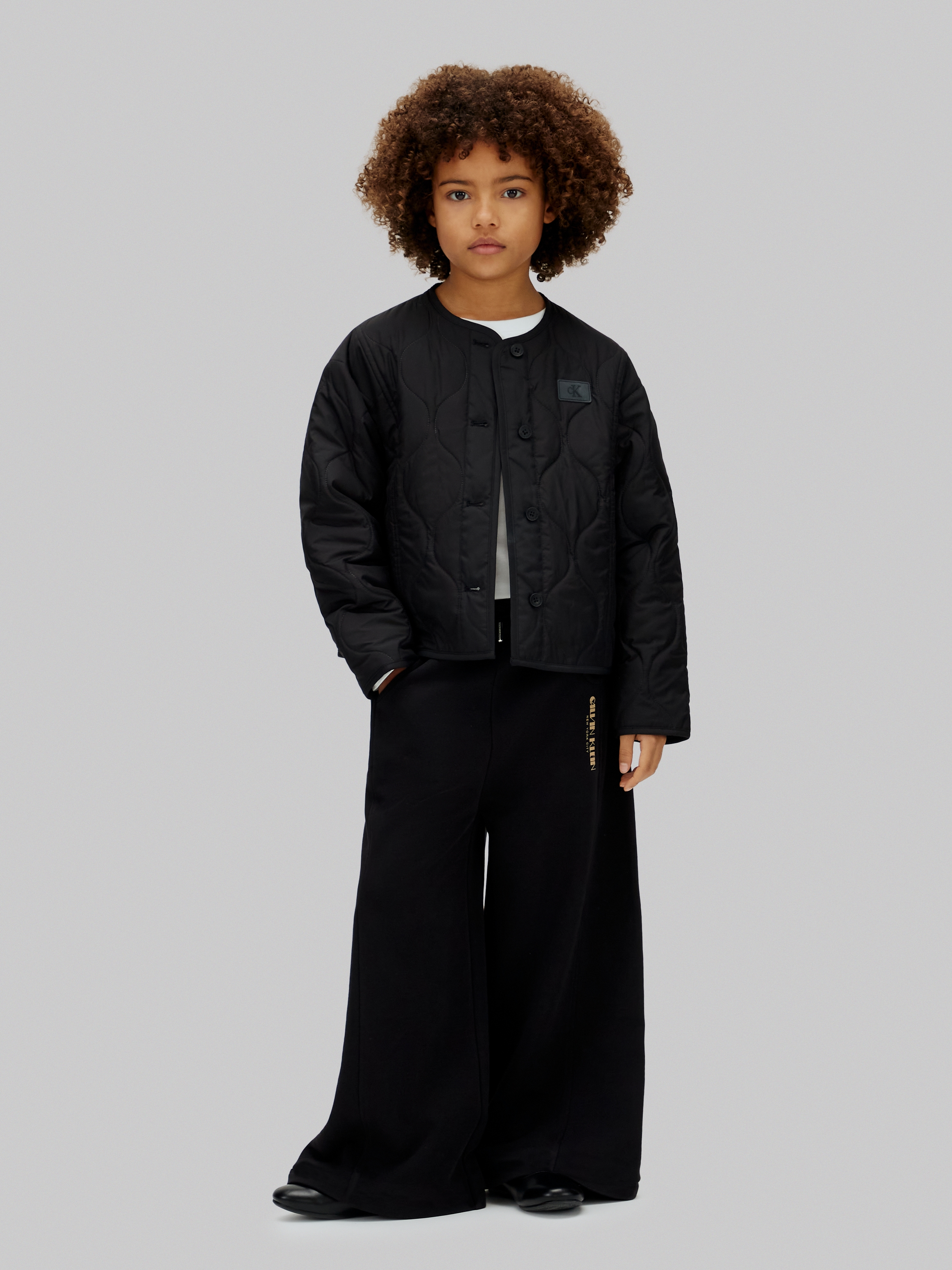 Calvin Klein Jeans Sweathose  Glitzer-Logodruck, Regular Fit, für Kinder bis 16 Jahre