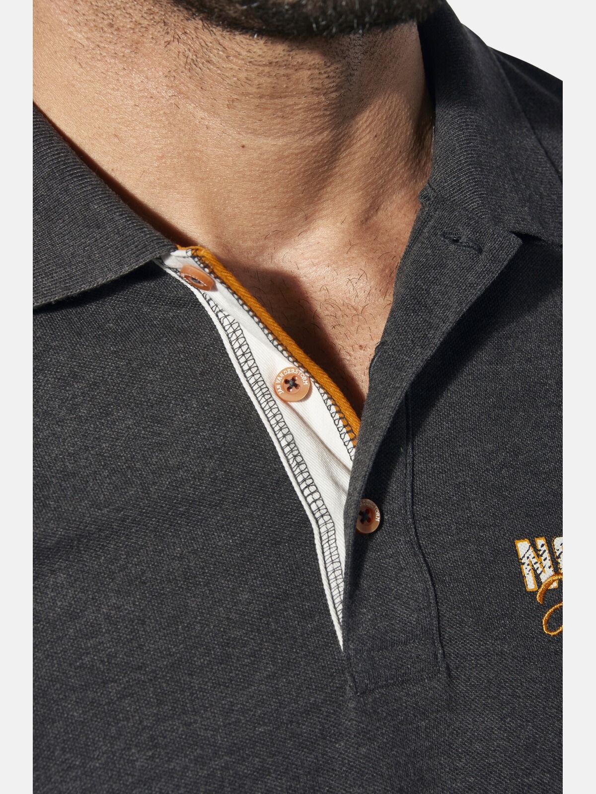 Jan Vanderstorm Poloshirt »Poloshirt JAKOV«, (1 tlg.)