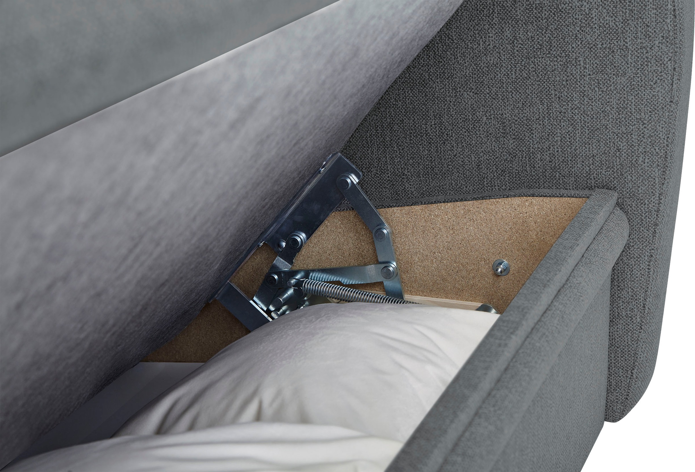VILLA BECK Ecksofa »Varese L-Form«, (2 St.), Kopfteilverstellung, wahlweise mit Sitzvorzug, in Sitzhöhe 49 cm