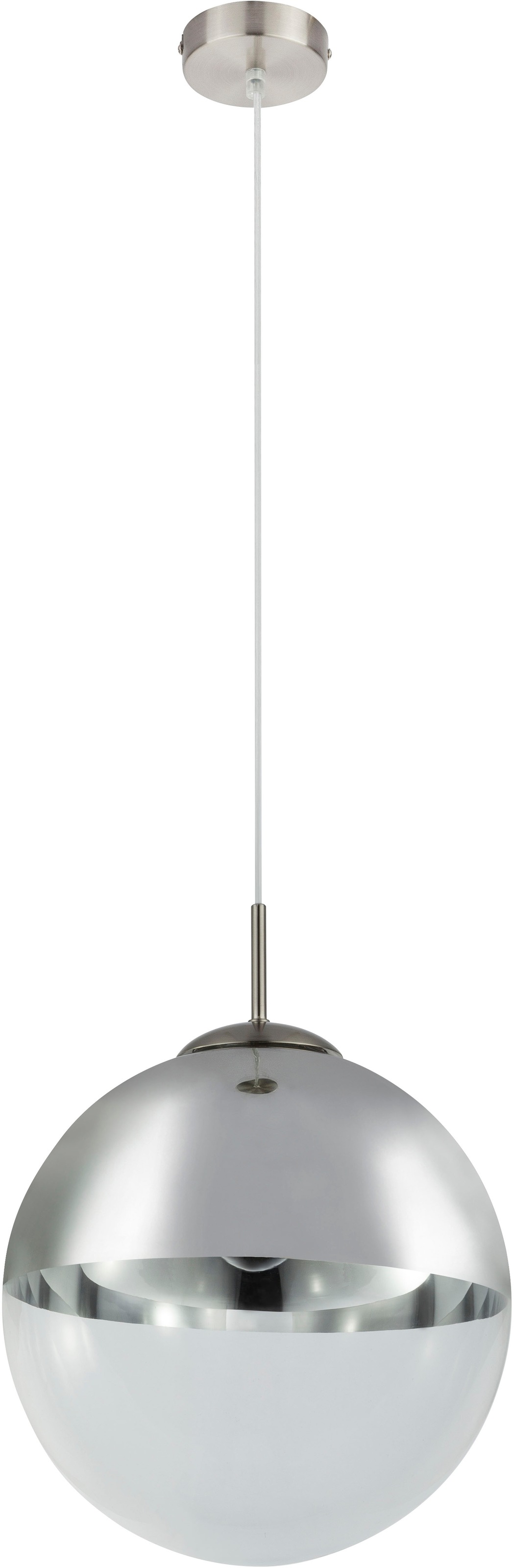 GLOBO LIGHTING Hängeleuchte »VARUS« E27 1 Stk. Hängeleuchte für Esszimmer & Wohnzimmer Nickel